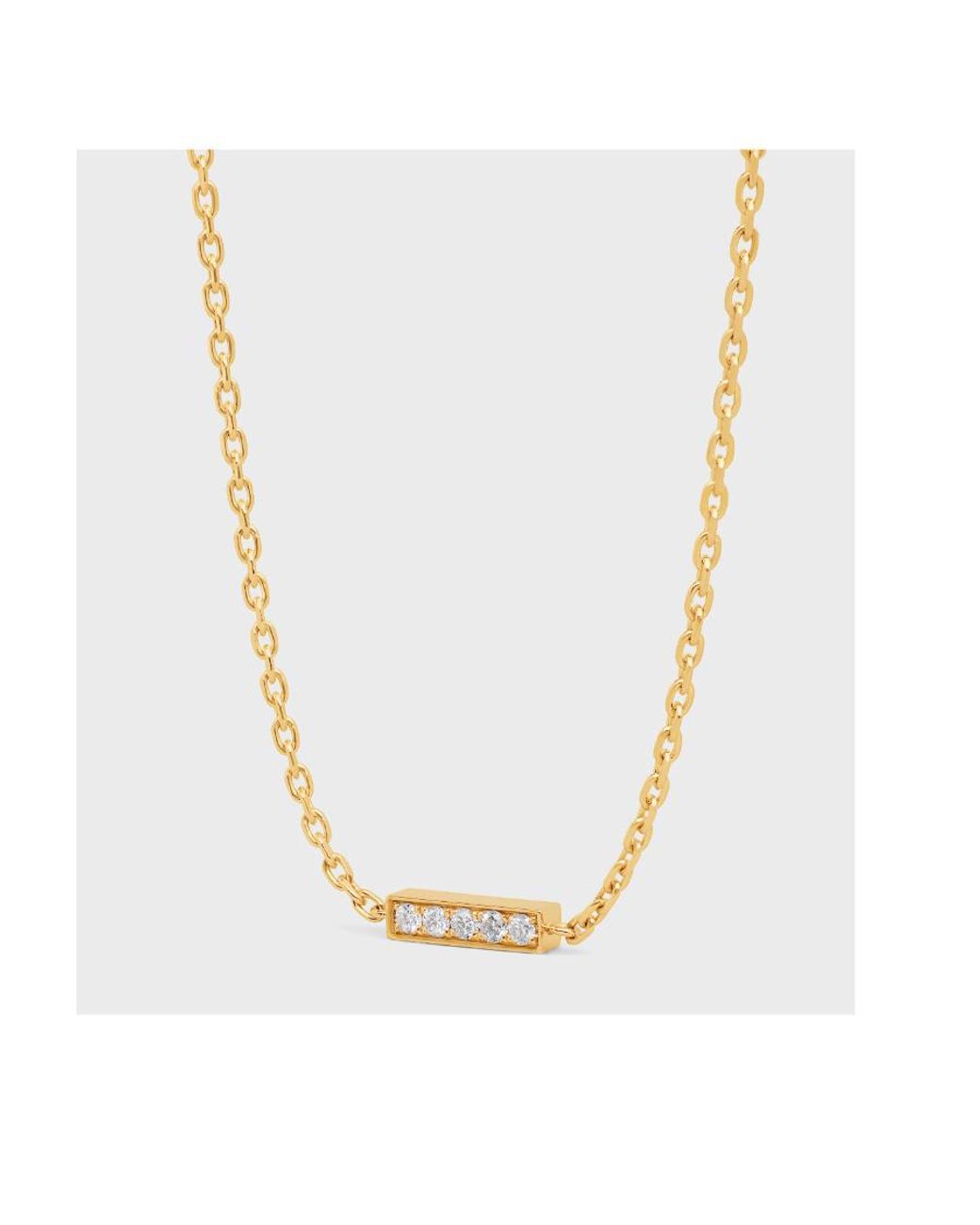 Céline White Line Bracelet