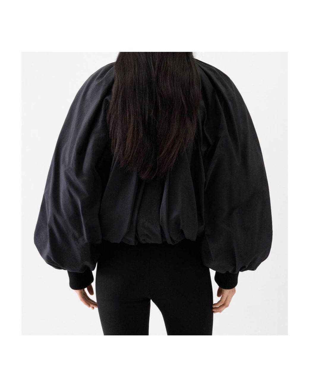 Jacquemus Black Le Pallone Zip-Up Bomber Jacket