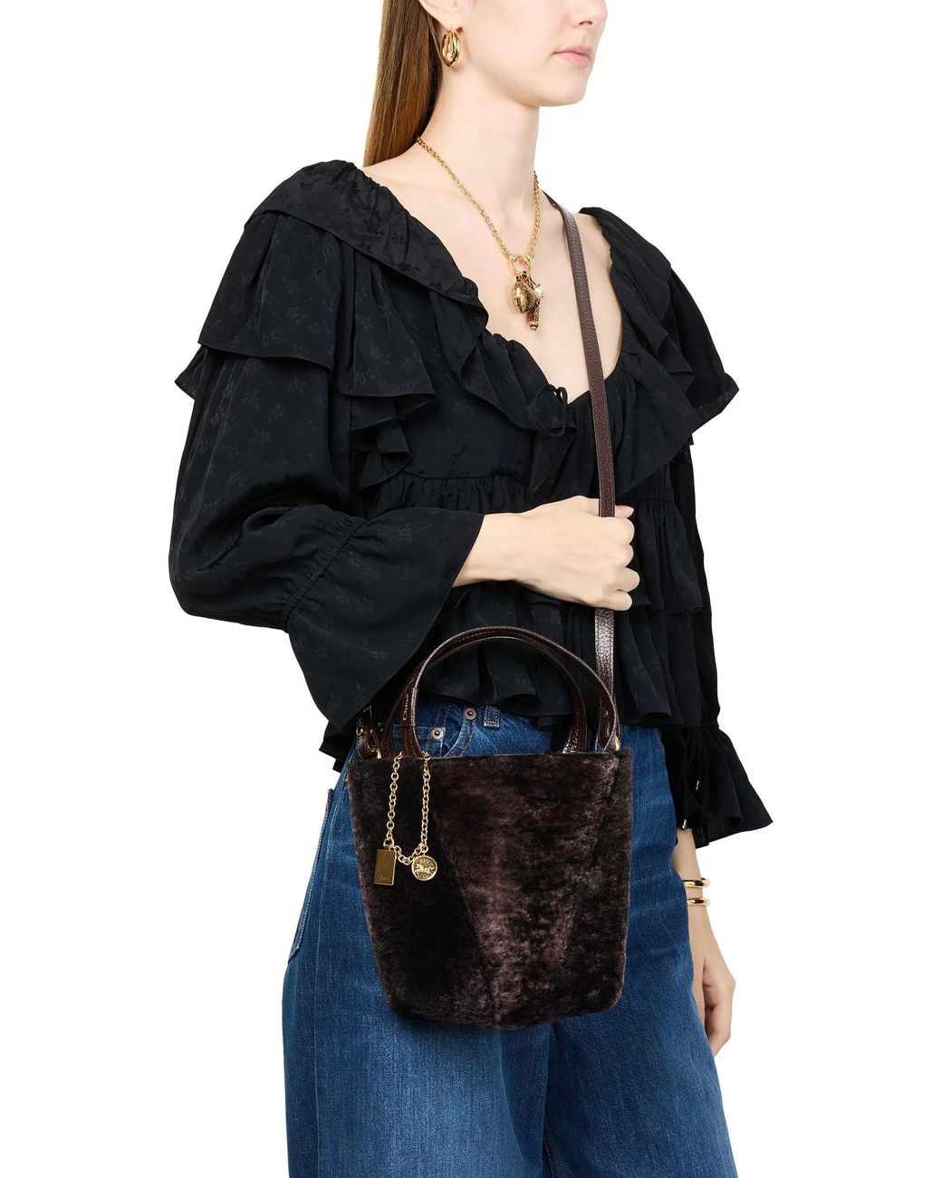 Chloé Black Spin Tote Bag