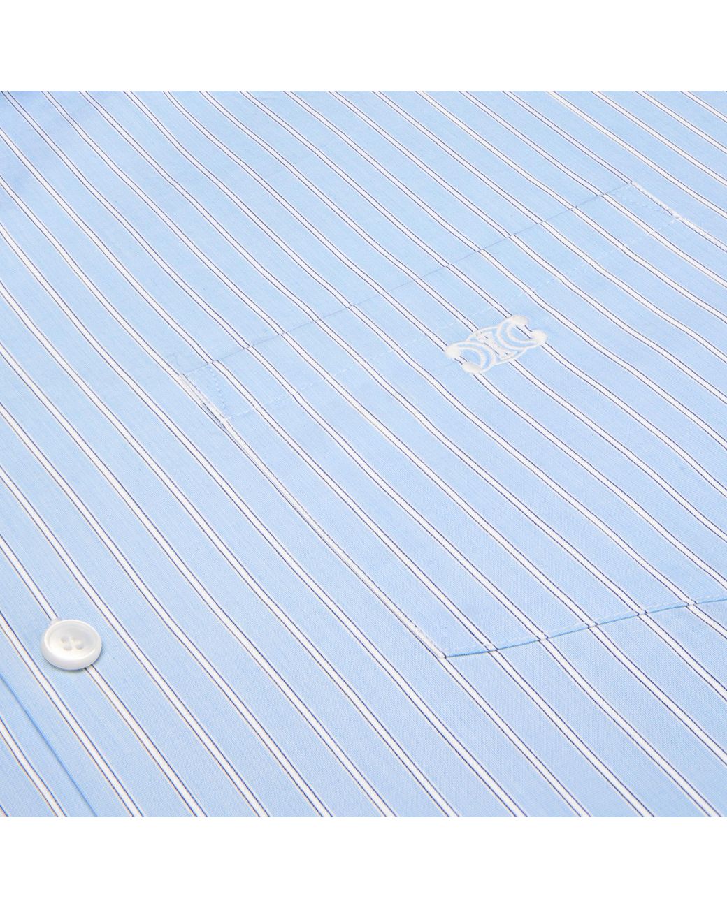 Céline Blue Bowling Shirt for men