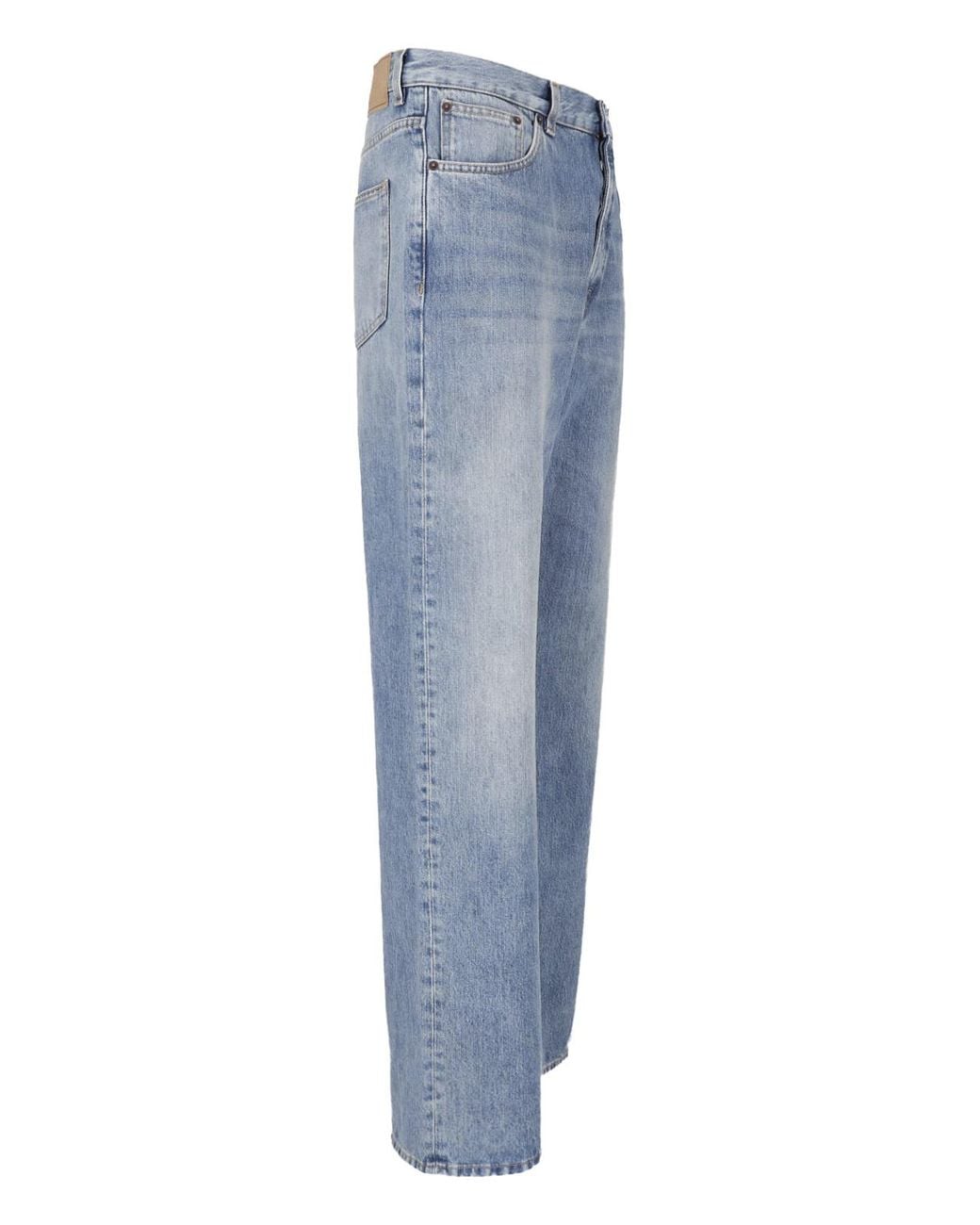 Jeanerica Blue Faded-Effect Jeans for men