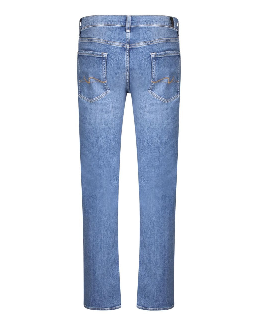 7 For All Mankind Blue Slimmy Jeans for men