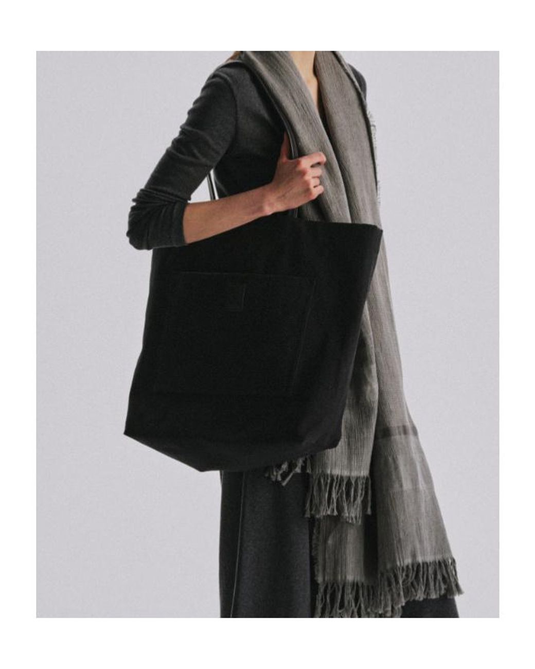 The Row Black Tori Bag for men