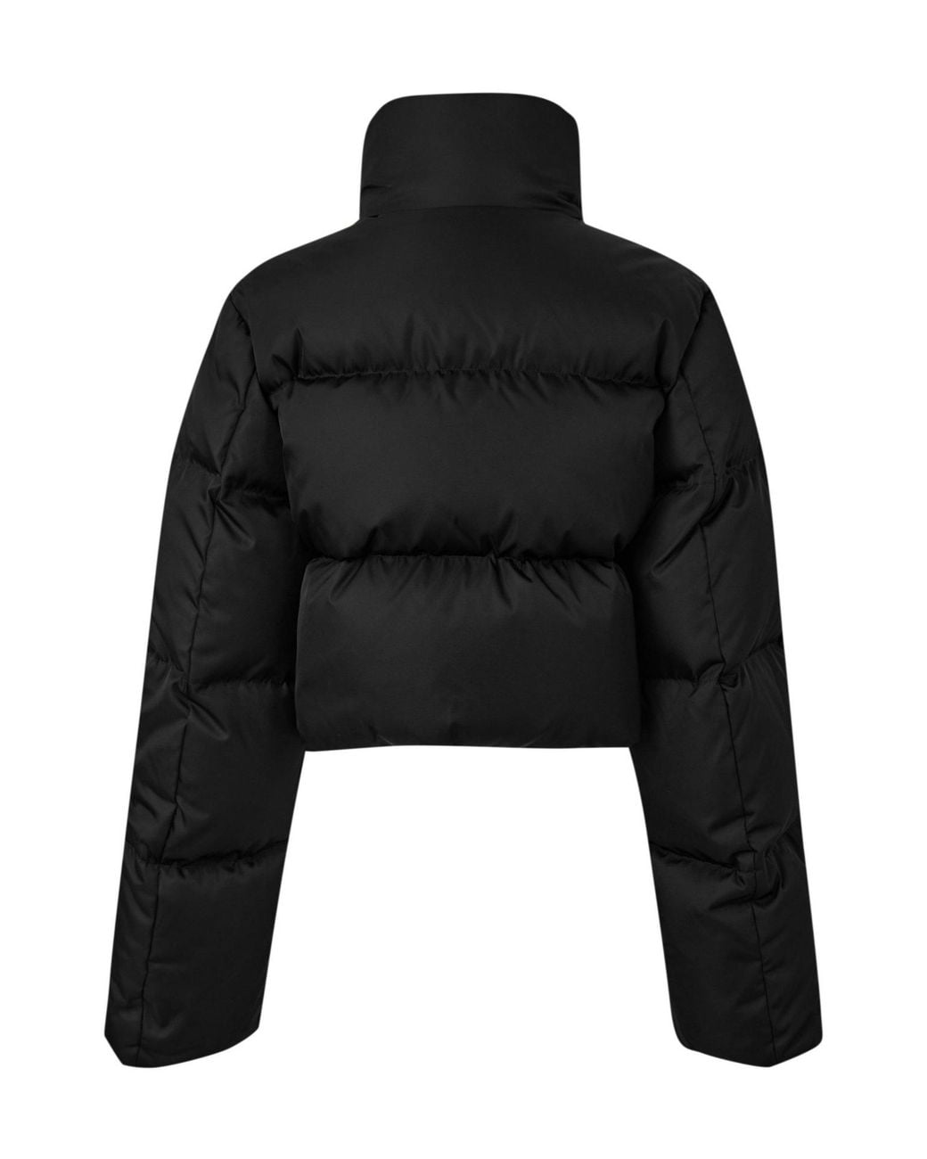 Prada Black Standcollar Quilted Puffer Jacket