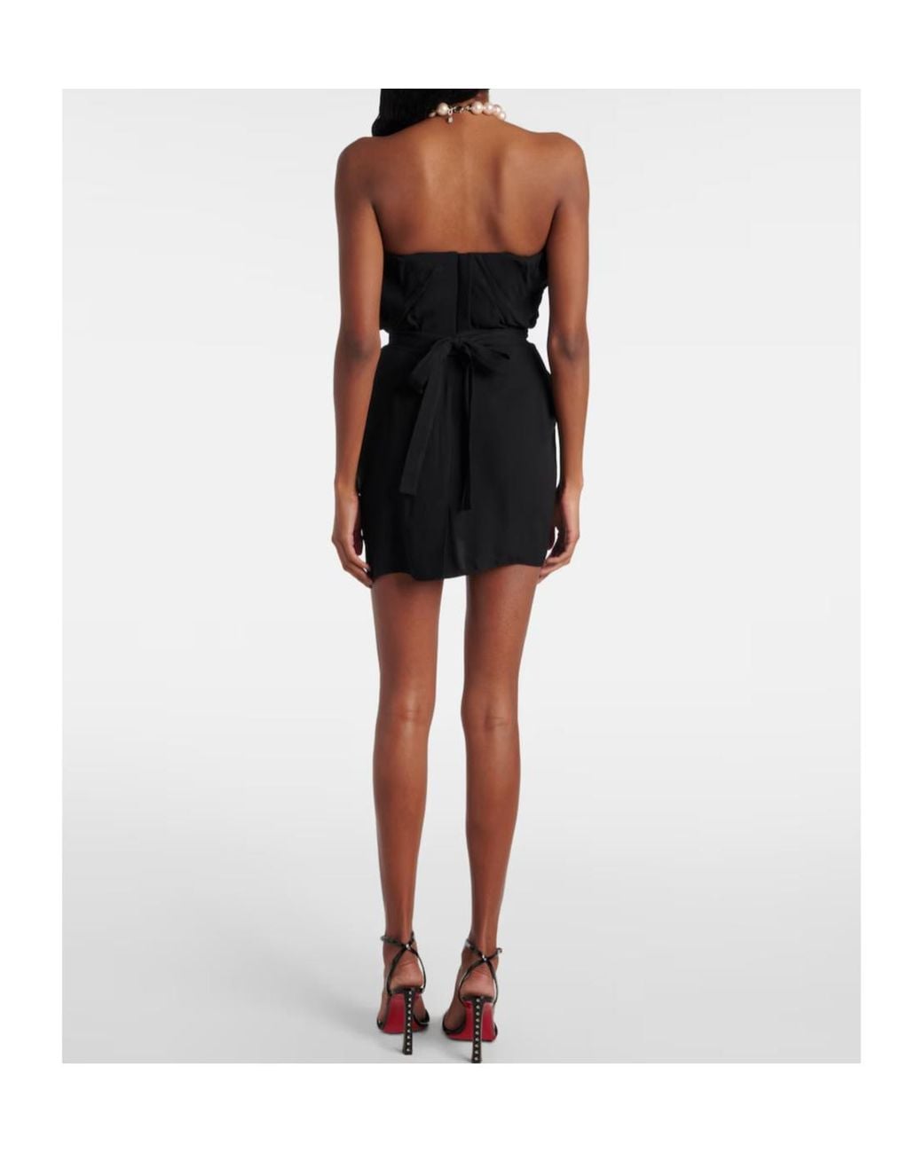 Vivienne Westwood Black Susana Draped Corset Dress