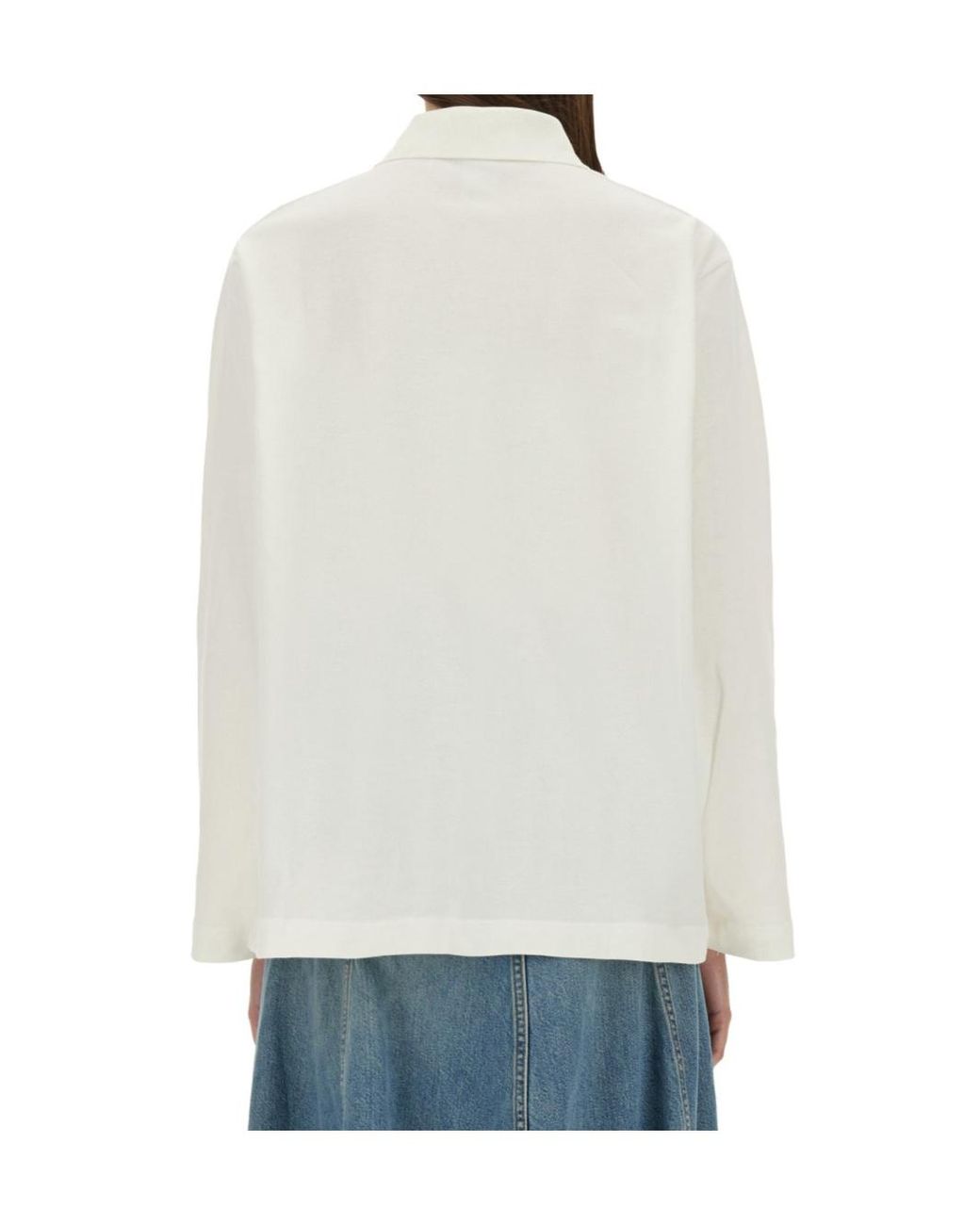 Baum und Pferdgarten White Polo Long Sleeve Top