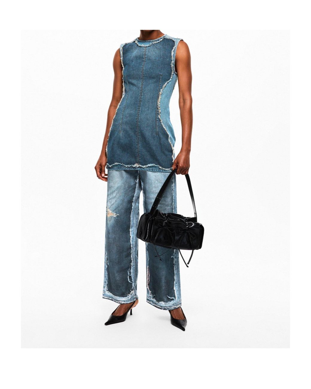 Acne Blue Loose Straight Jeans