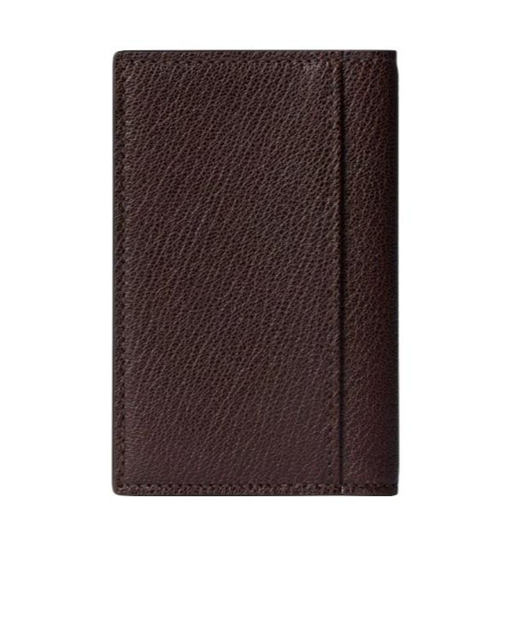Gucci Brown Lira Card Case for men