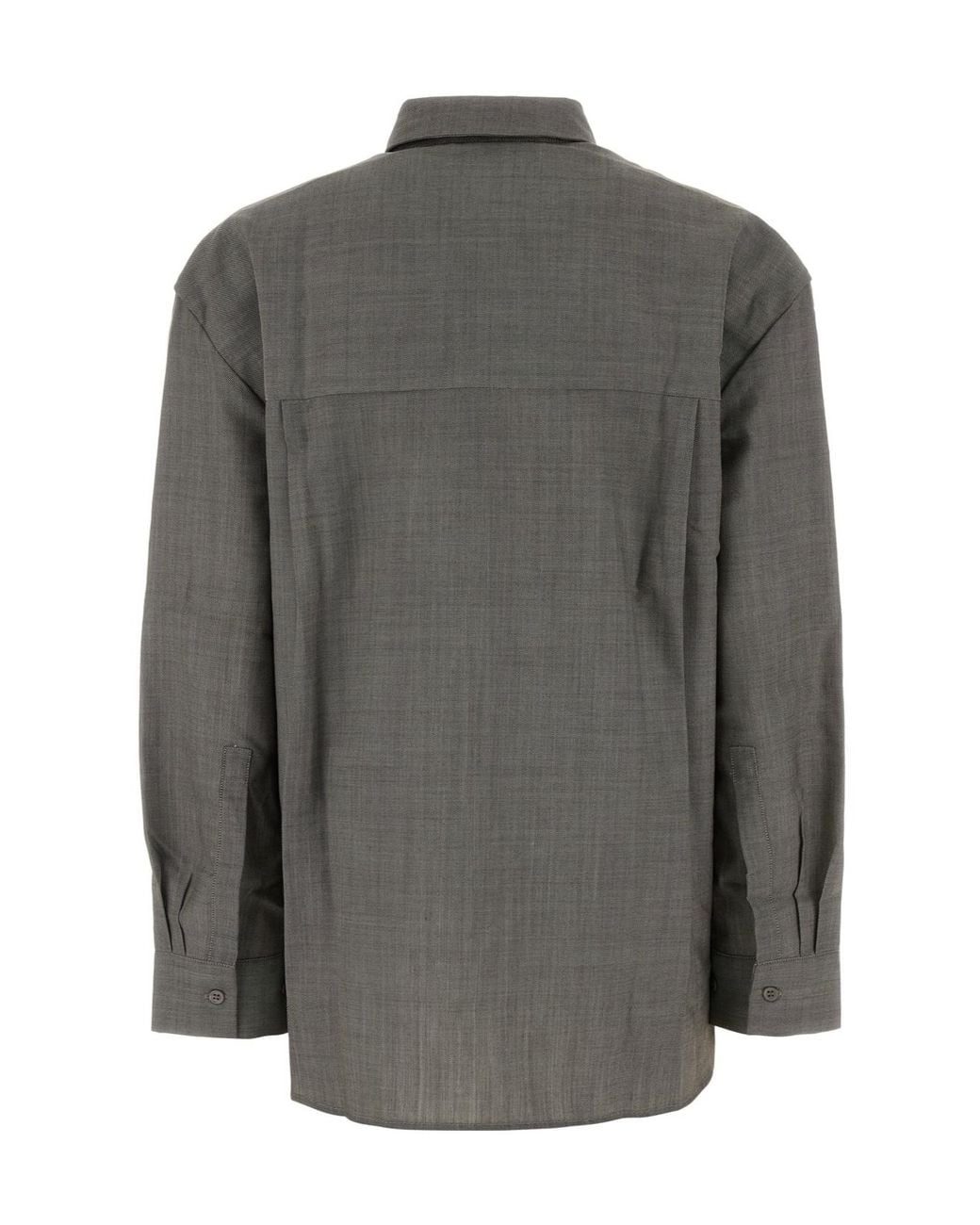 Frankie Shop Gray Long-Sleeved Shirt