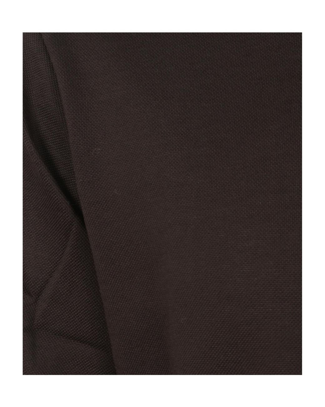 Herno Black Short Sleeve Polo Shirt for men