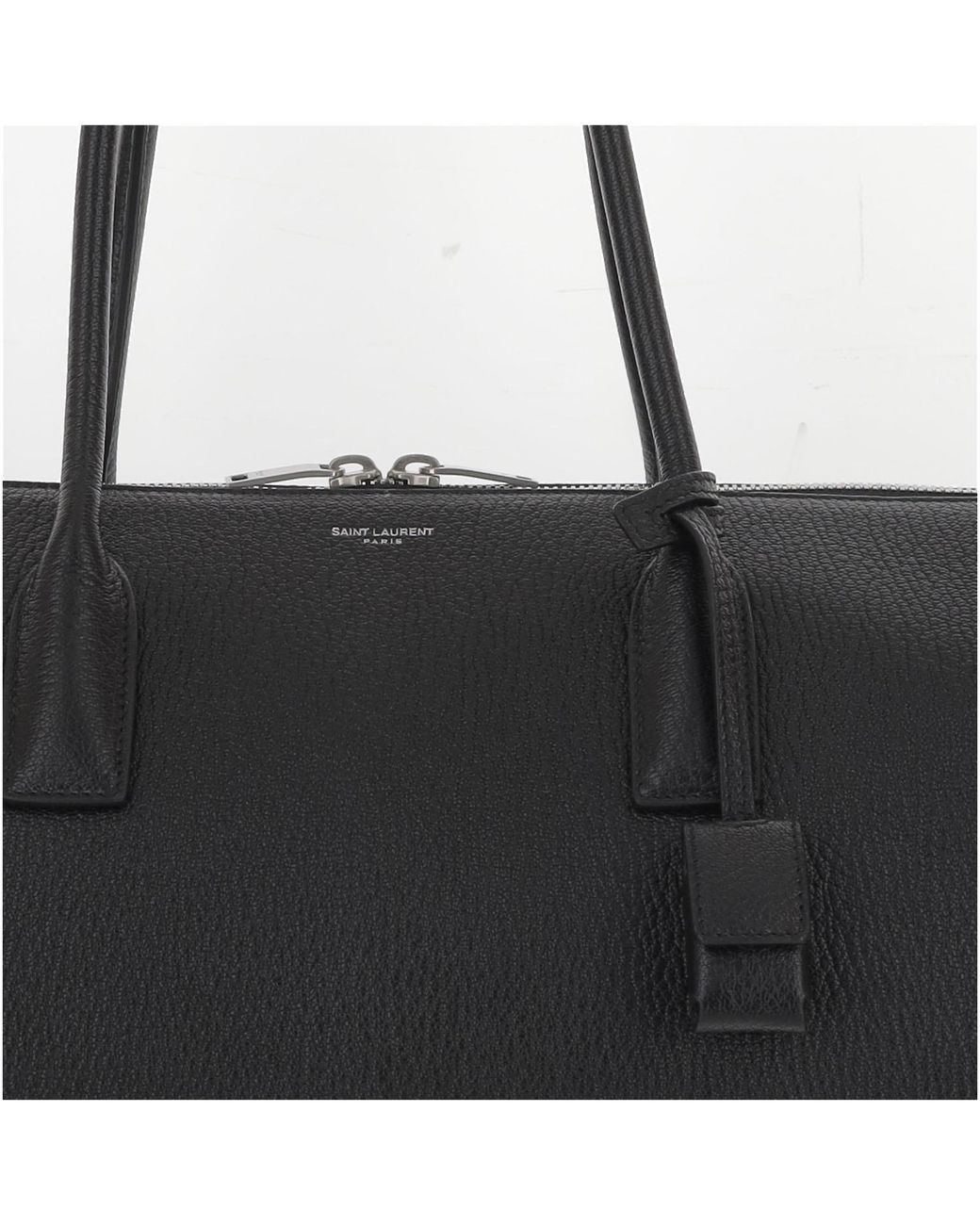 Saint Laurent Black Top Handle Shoulder Bag