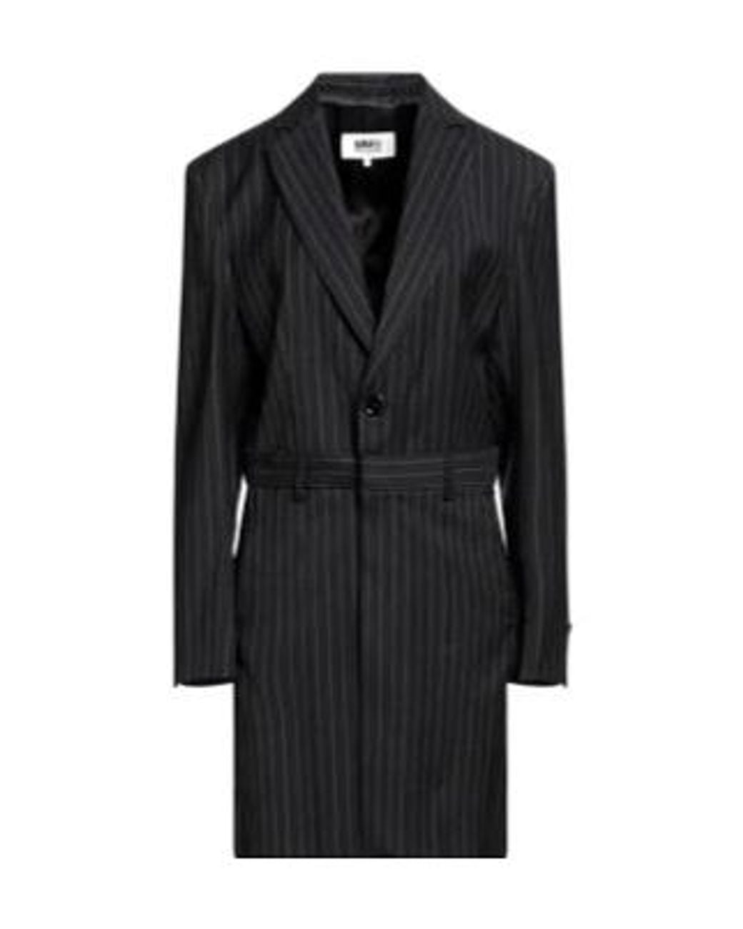 MM6 by Maison Margiela Black Long Sleeves Blazers