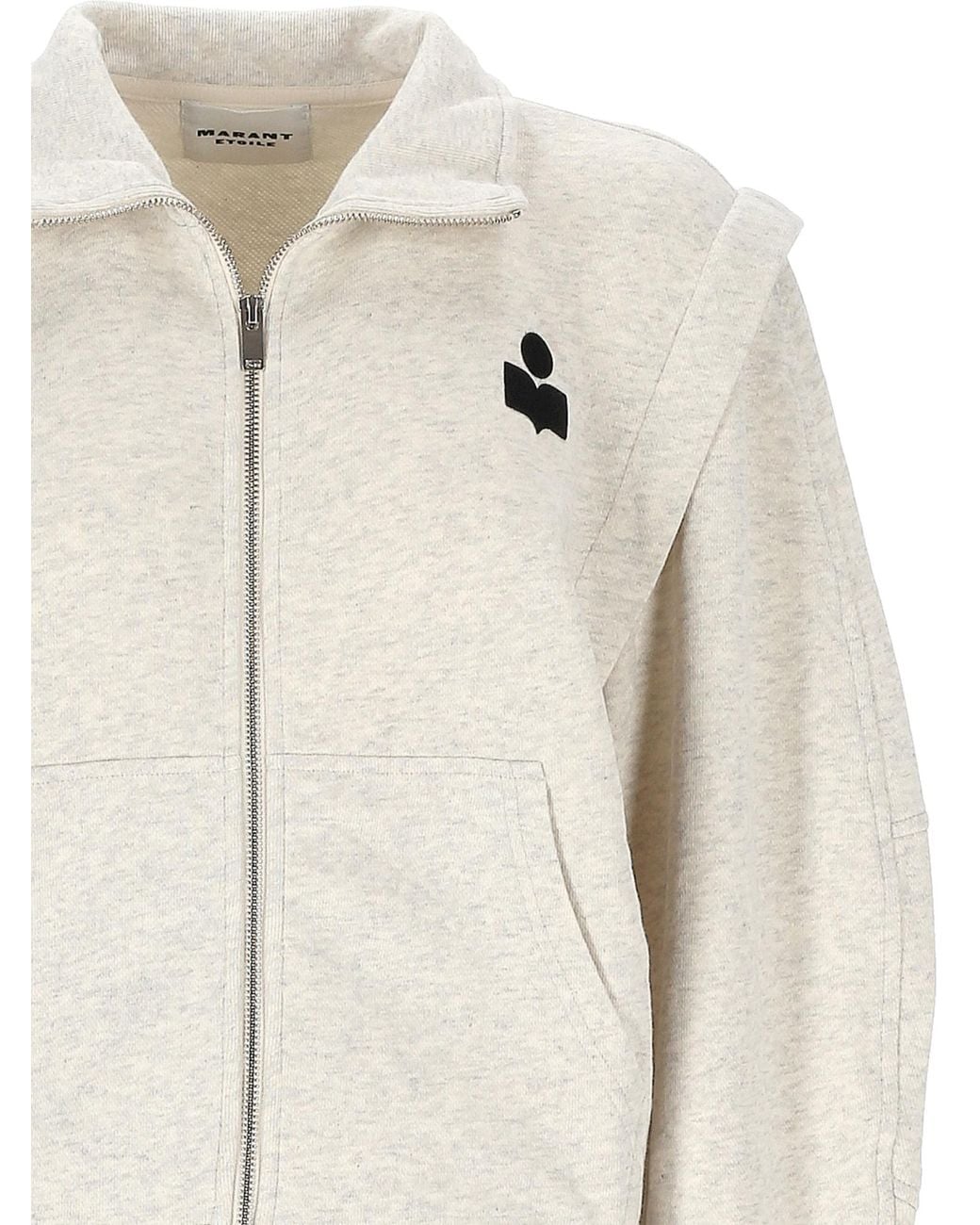 Isabel Marant White Isabel Marant Étoile Zip-Up Sweatshirt