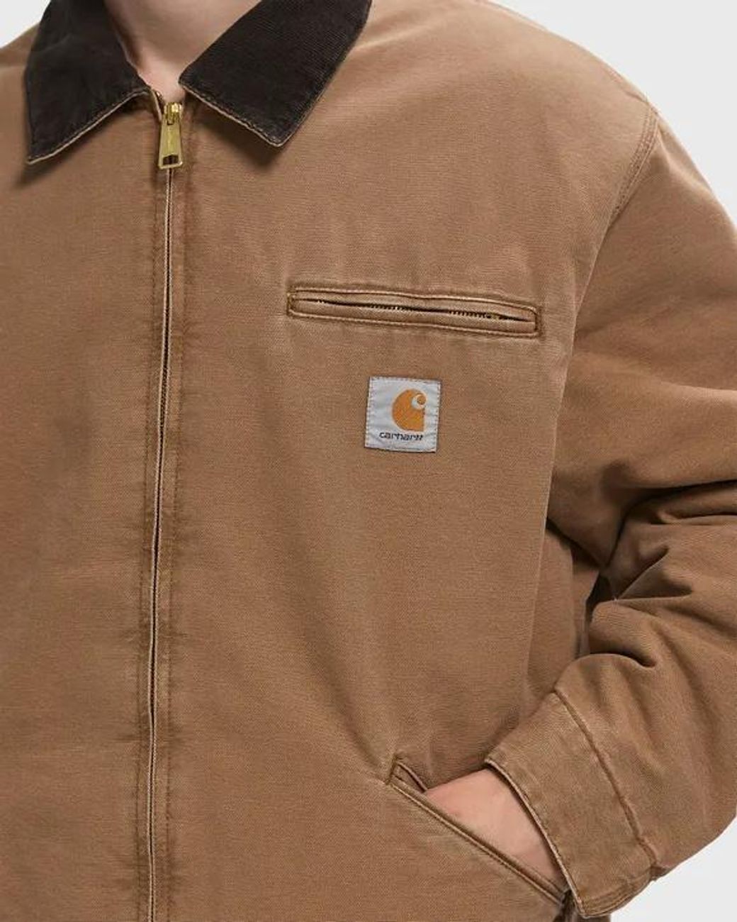 Carhartt Brown Og Detroit Jacket for men