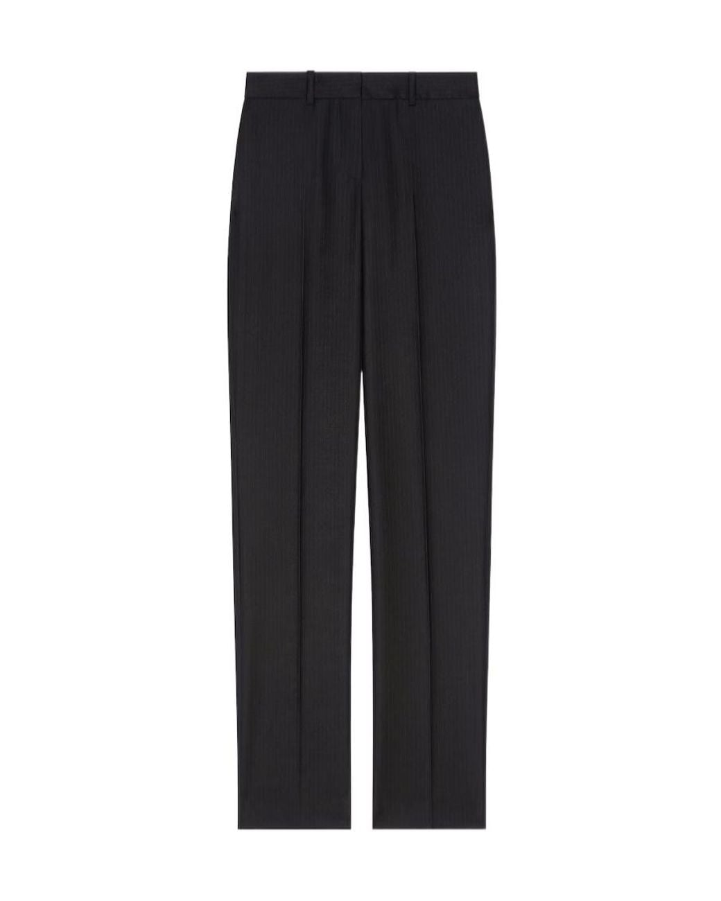 Givenchy Black Striped Skinny Pants
