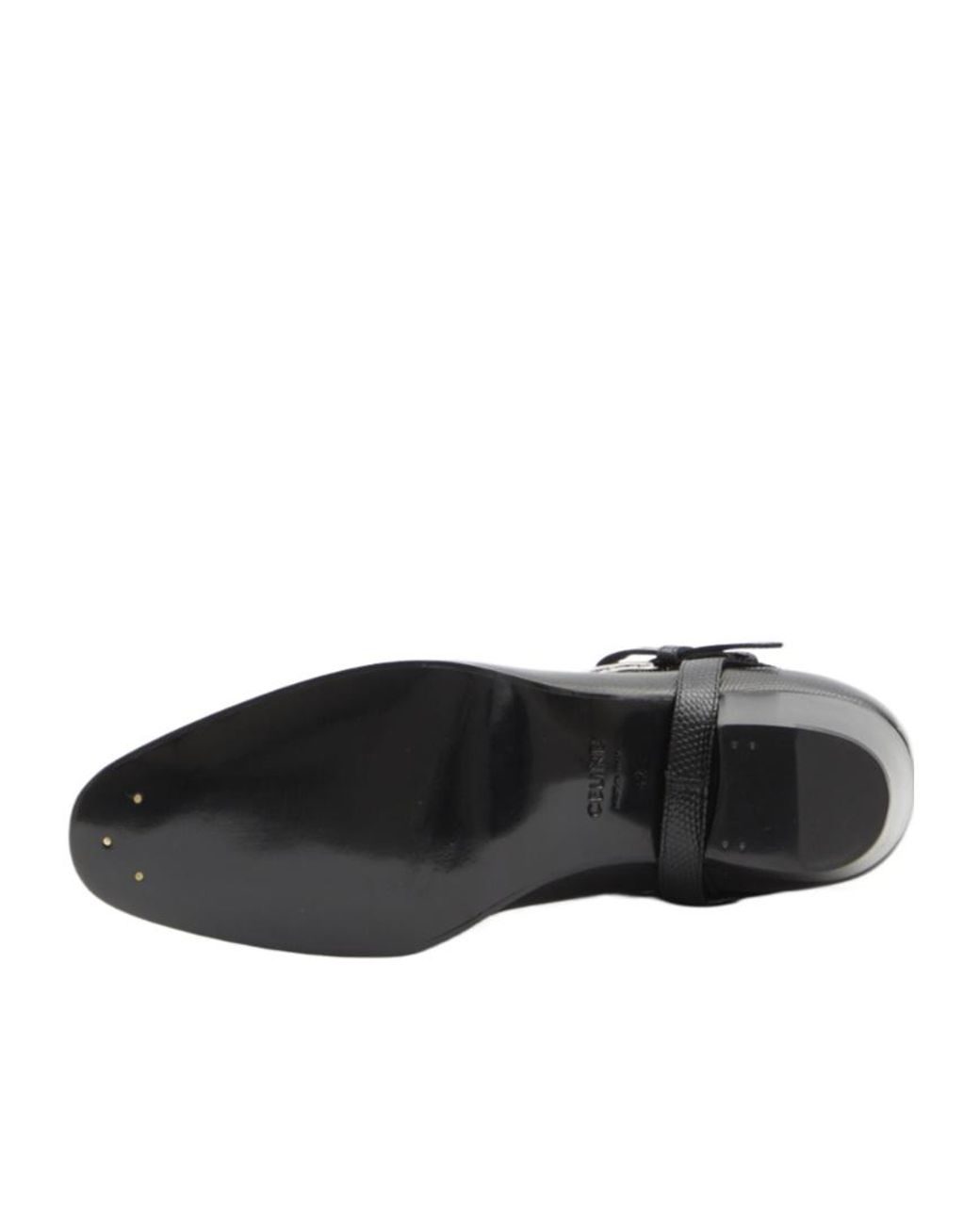 Céline Black Western Chelsea Isaac Boot With Harness And Metal Toe for men
