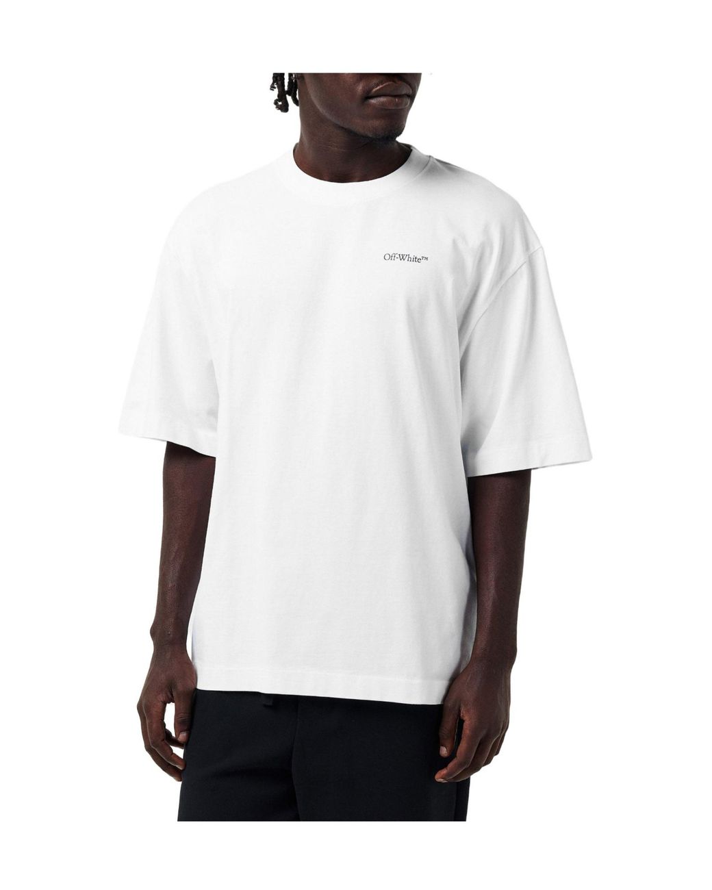 Off-White c/o Virgil Abloh White Scribble Regular Fit T-Shirt for men