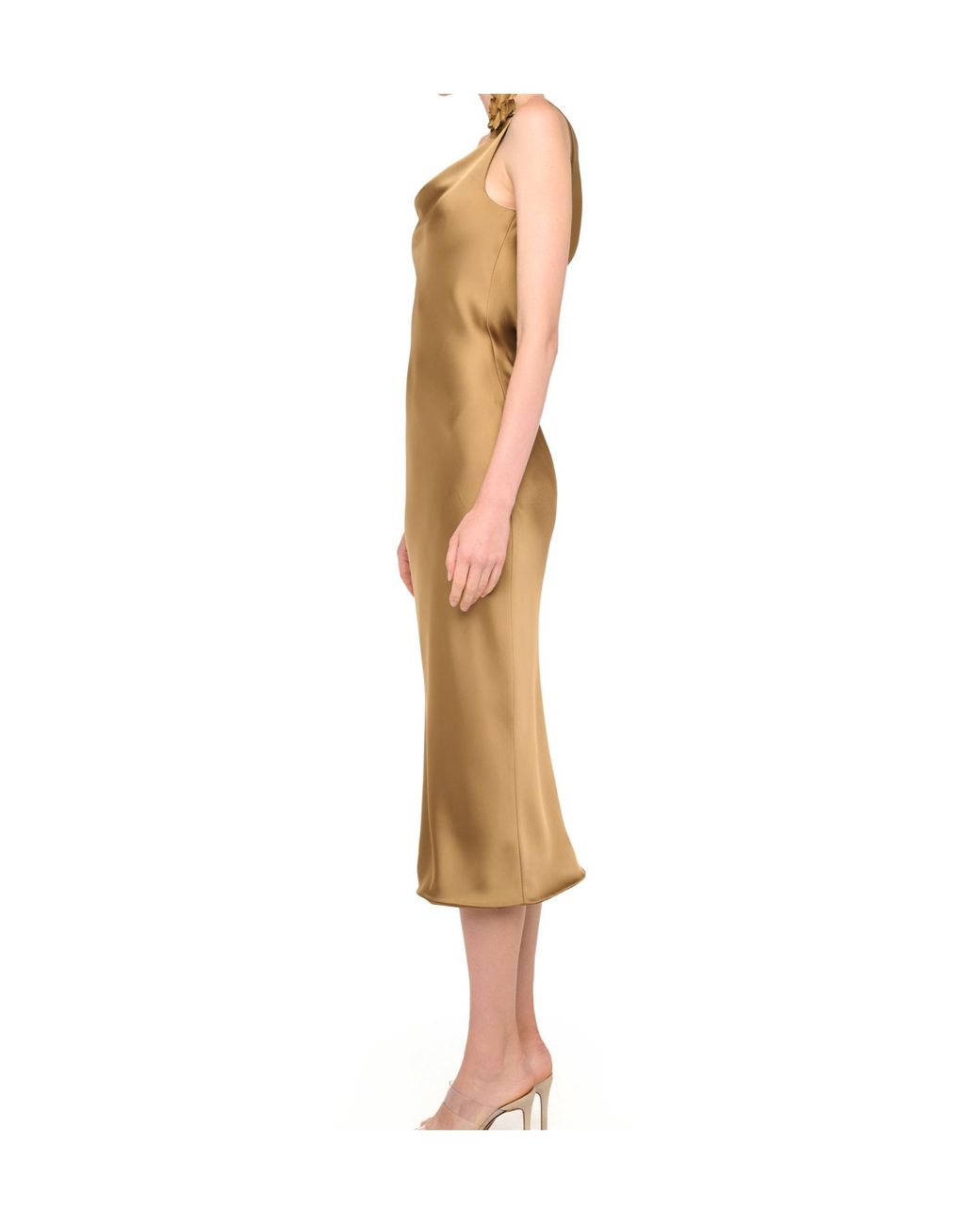 Norma Kamali Natural Drop Shoulder Maria Dress
