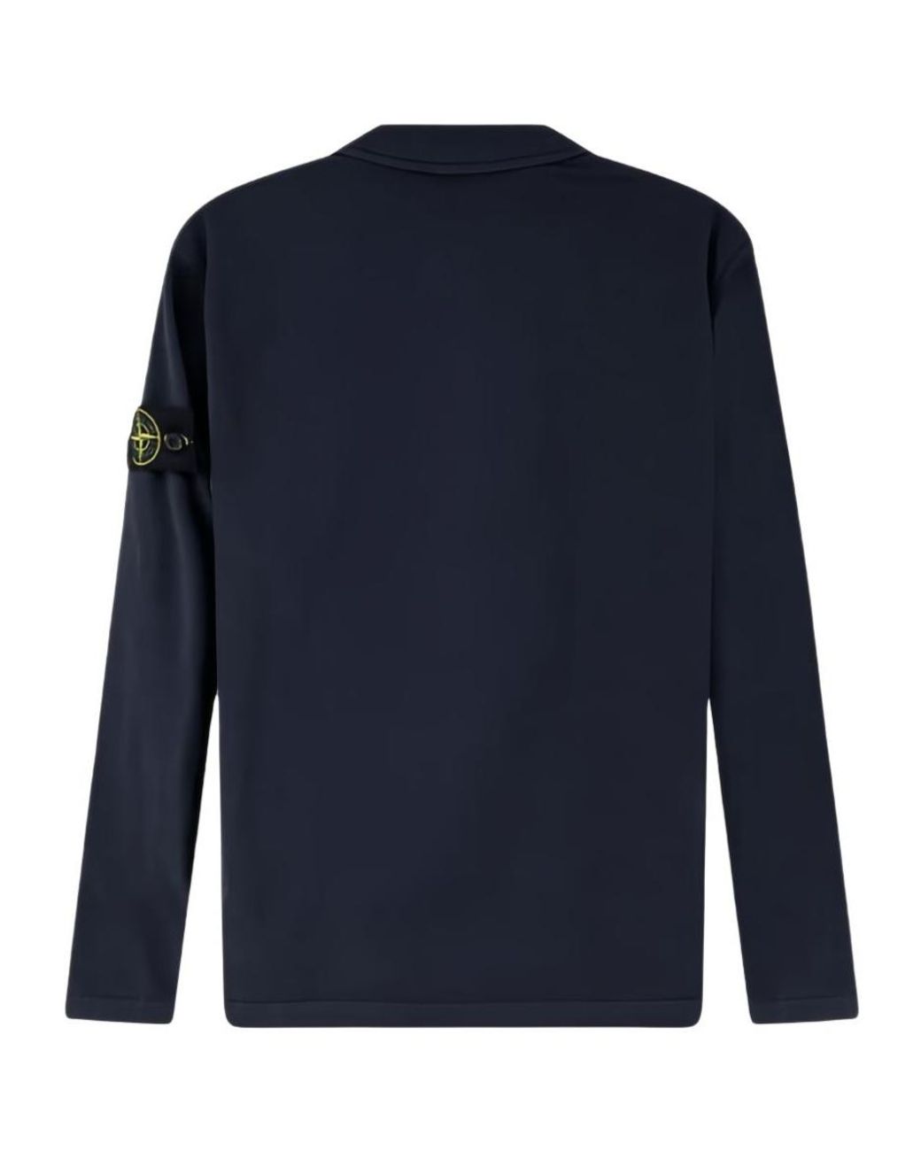 Stone Island Blue Compass Badge Overshirt for men