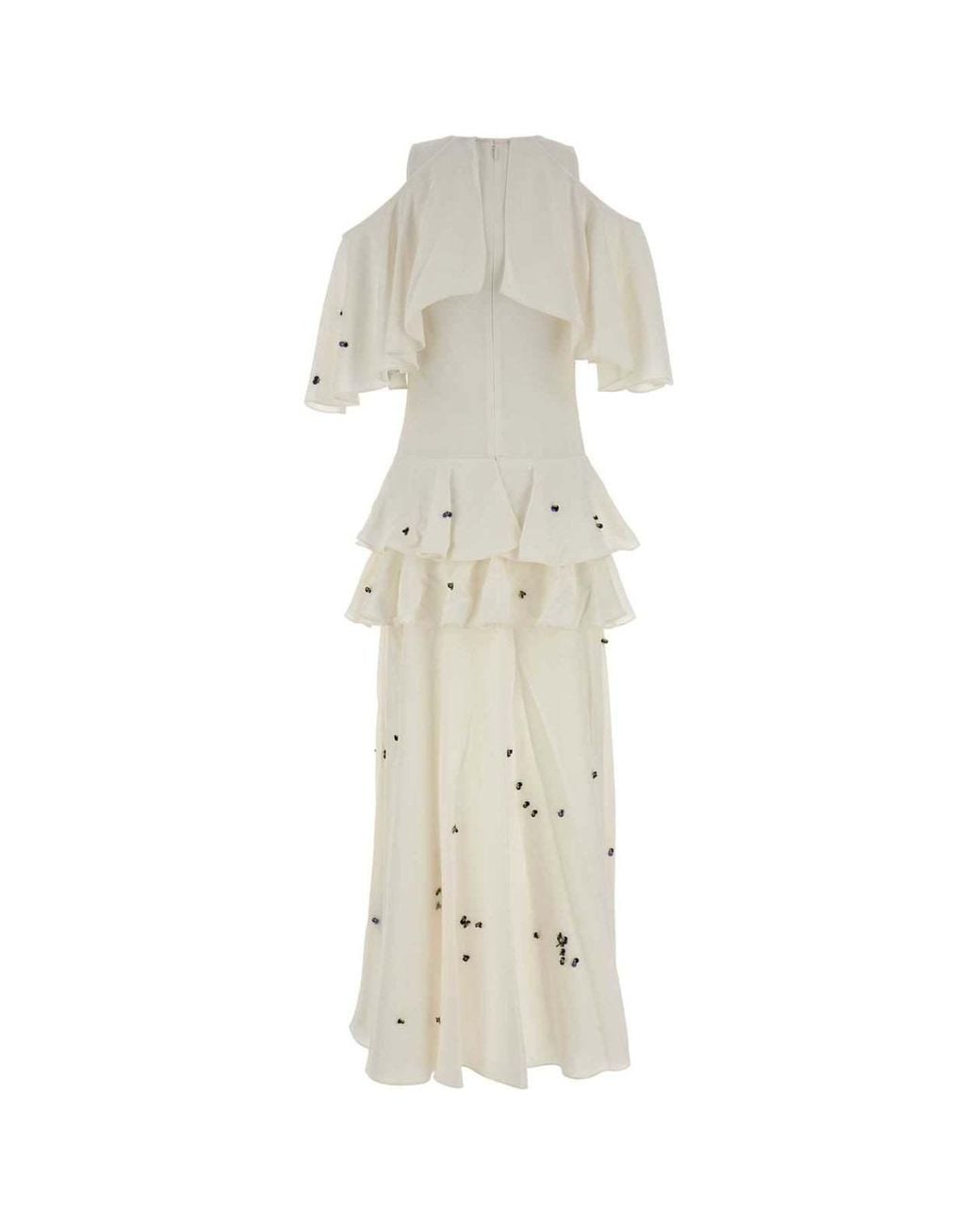 J.W. Anderson White Short-Sleeved Dress