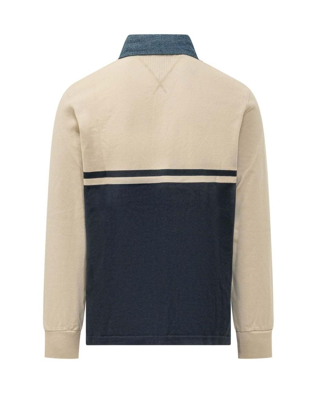 J.W. Anderson Blue Jw Anderson Contrast Collar Polo Shirt for men