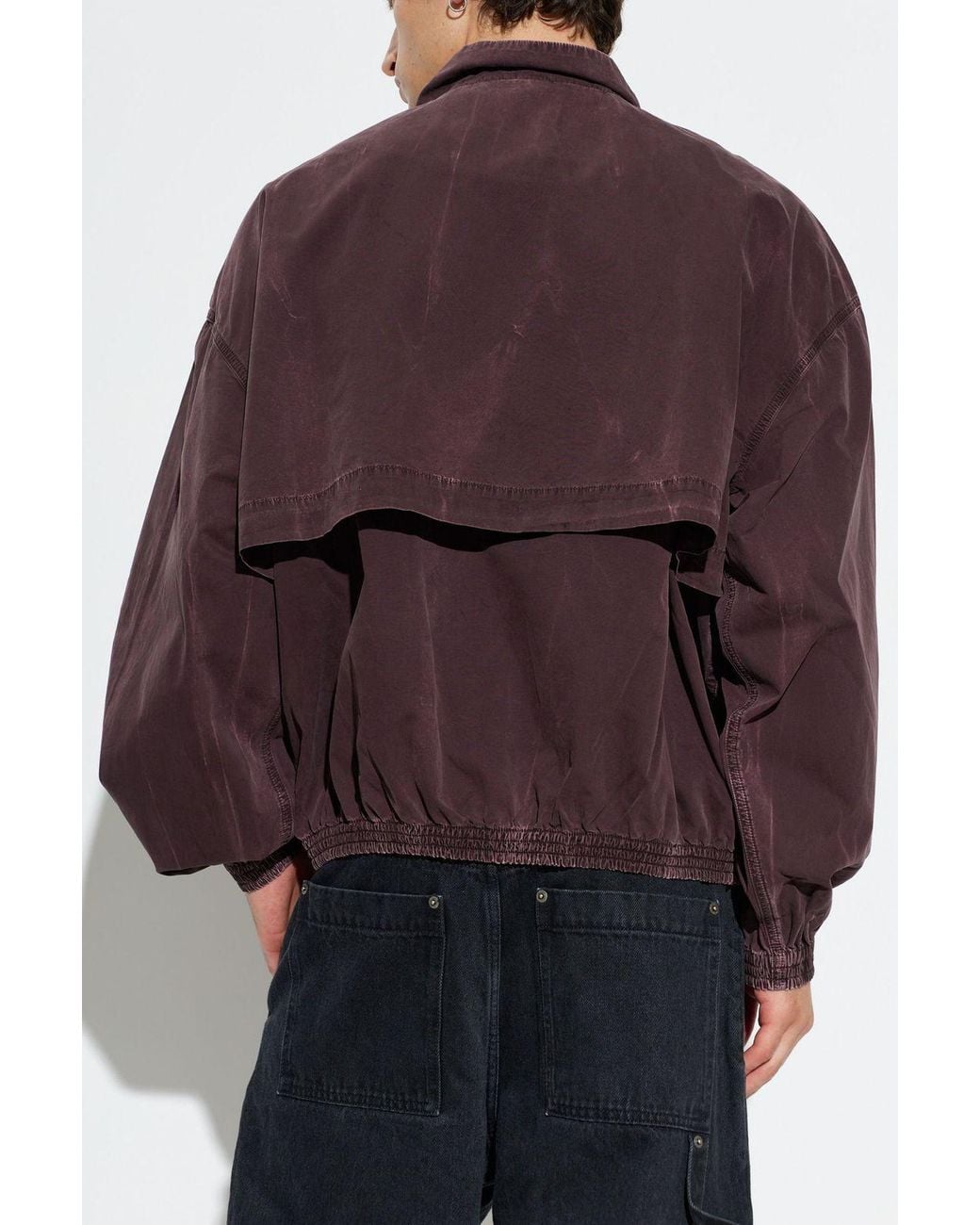 Agolde Purple Marshall Zip-Up Jacket for men