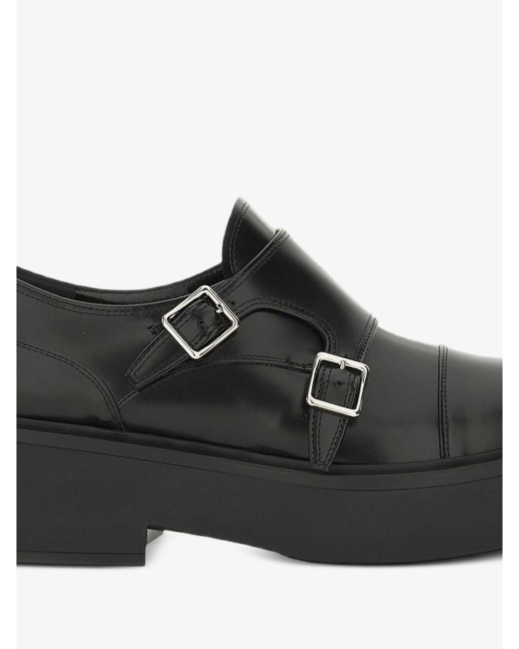 Gianvito Rossi Black Smart Loafers