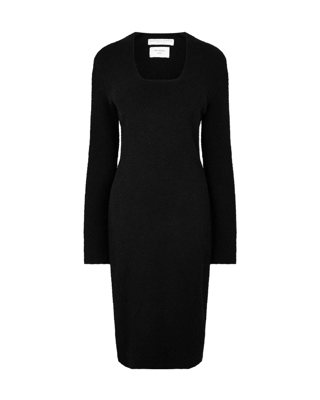 Bottega Veneta Black Knitted Jumper Dress