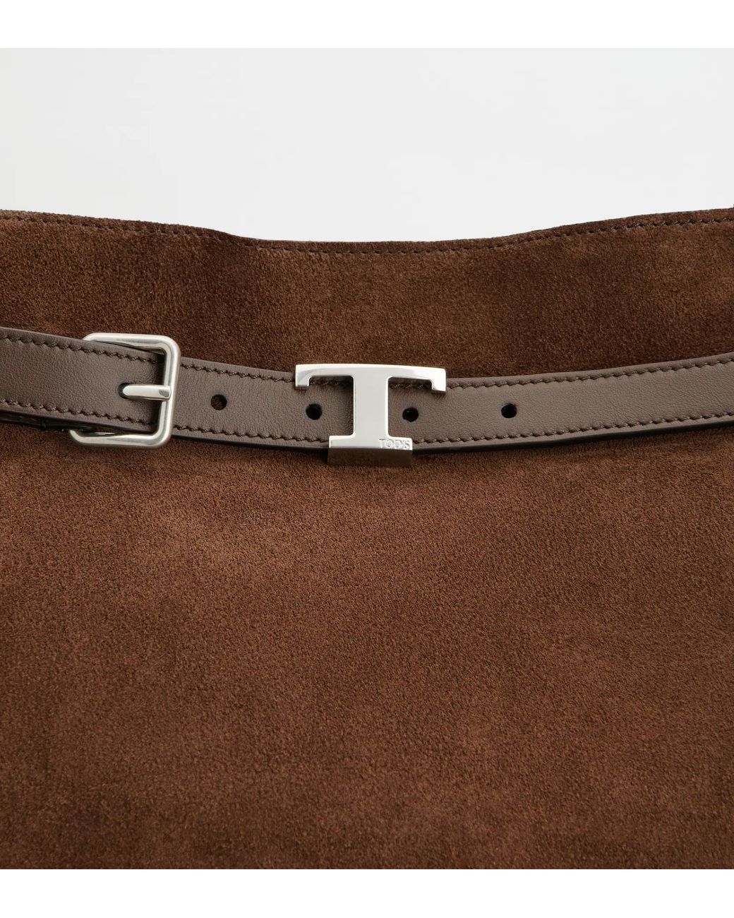 Tod's Brown Tim Medium Hobo Shoulder Bag for men