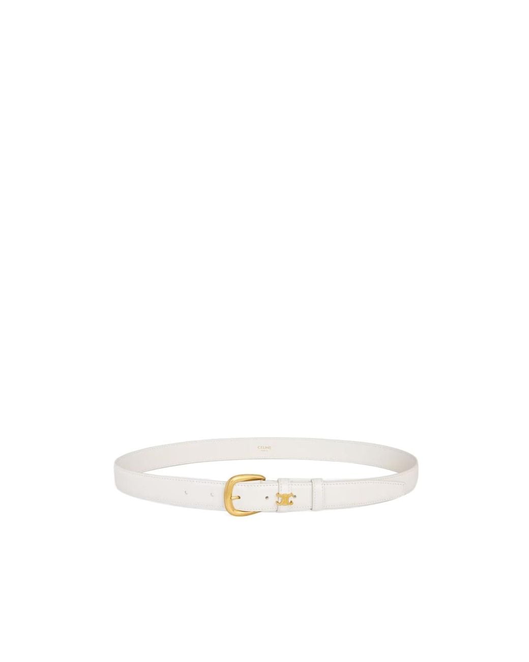 Céline White Vivienne Belt 25