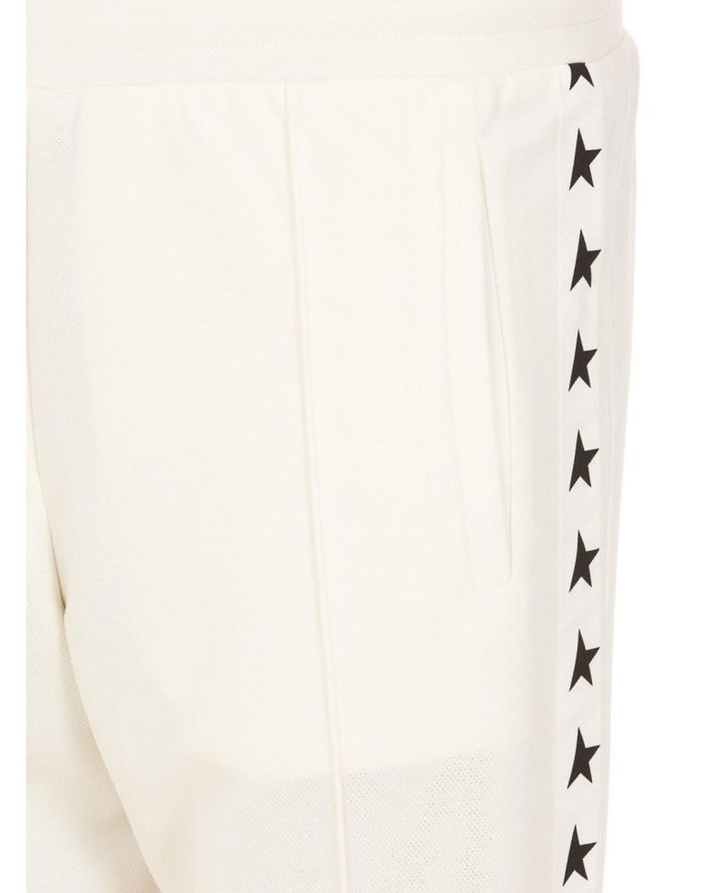 Golden Goose Deluxe Brand Natural Star Tape Sweatpants for men