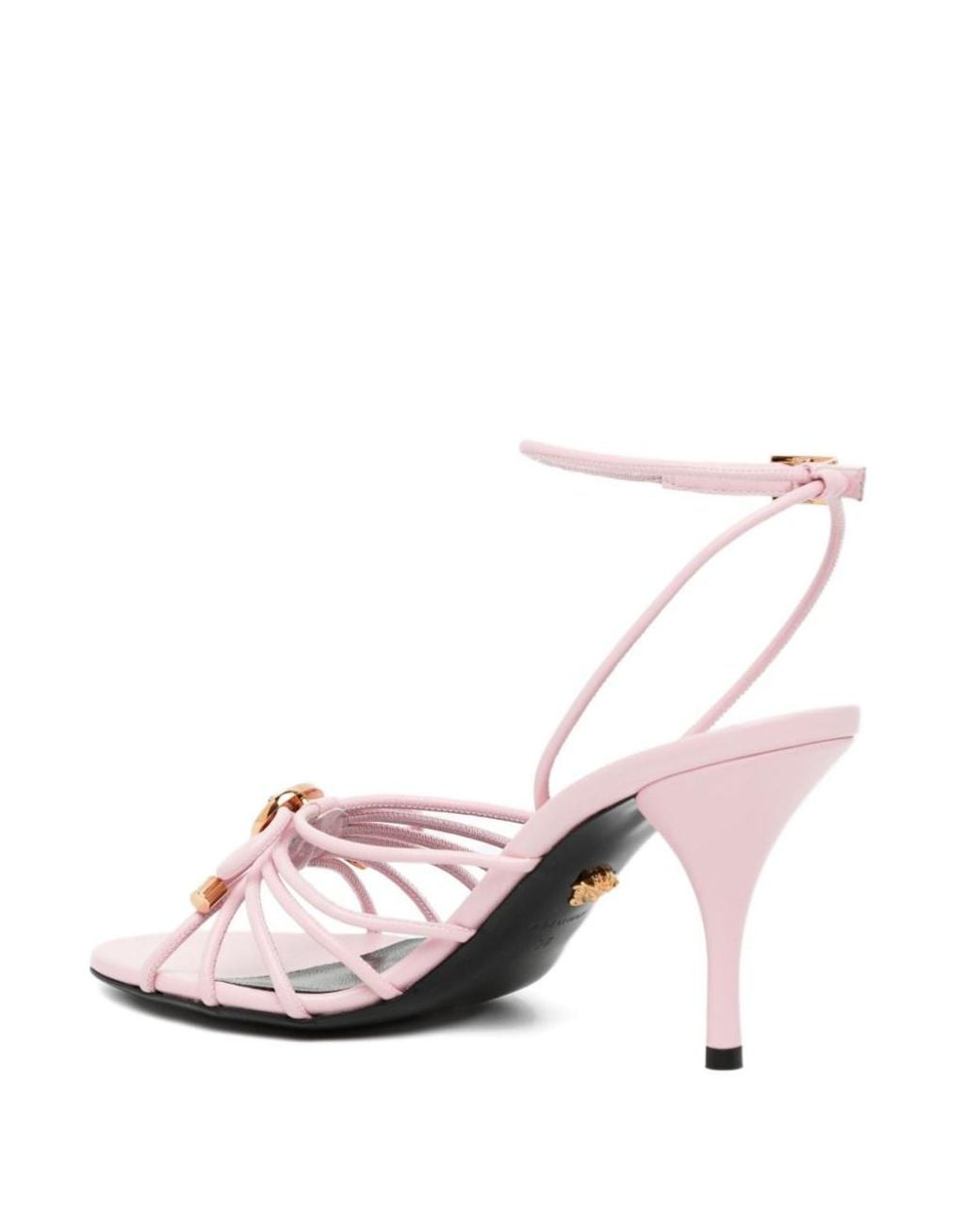 Versace Pink Opera Bow Sandals