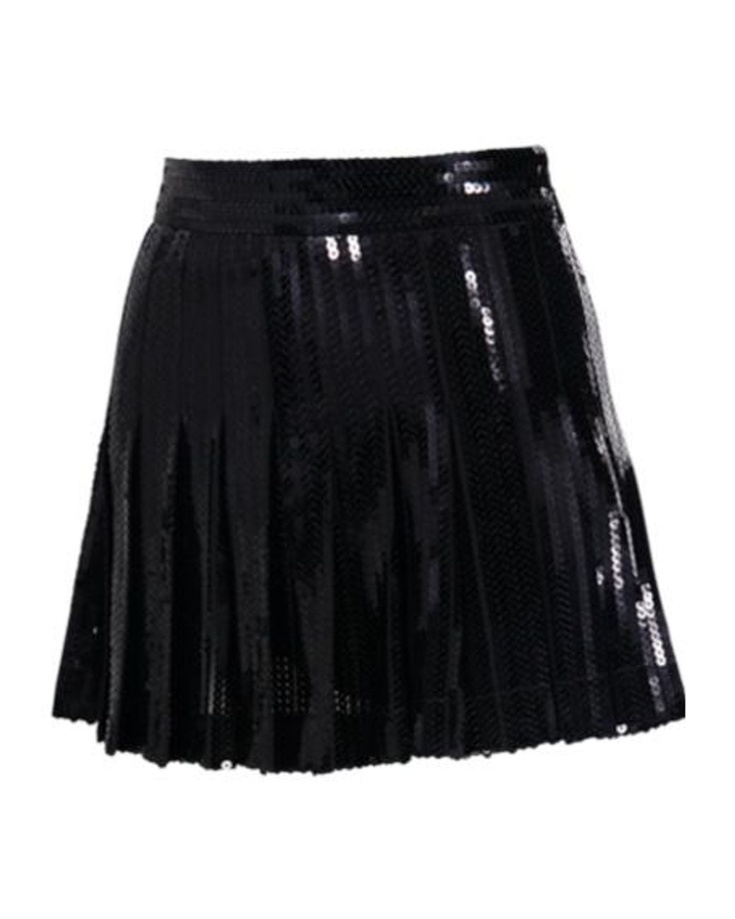 P.A.R.O.S.H. Black Godot Mini Skirt