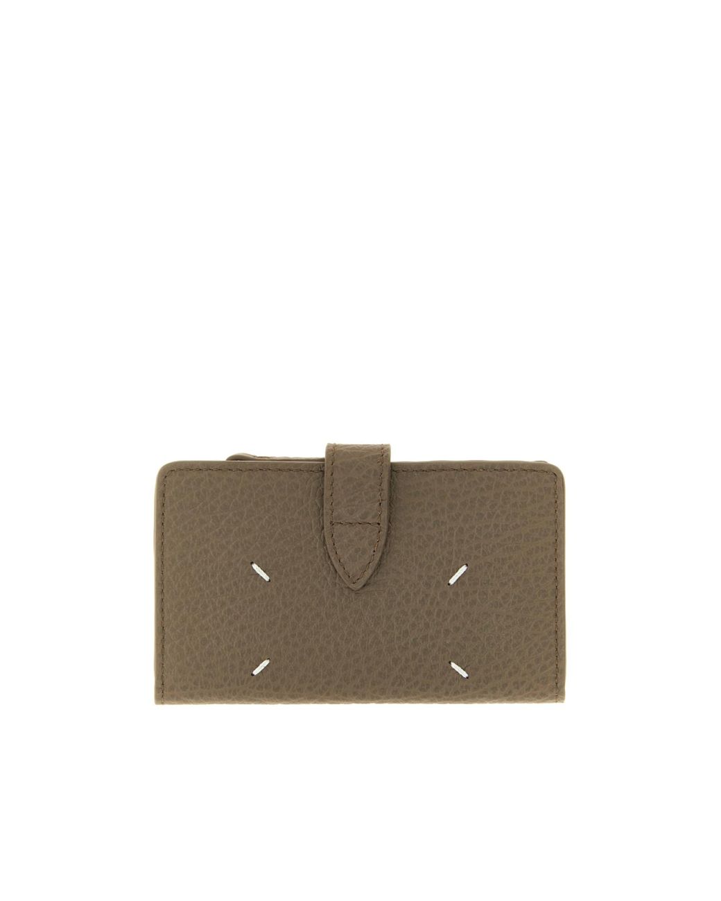 Maison Margiela Brown Four Stitches Compact Wallet for men