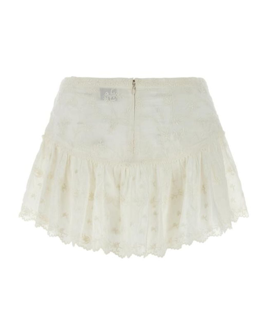 Isabel Marant White Embroidered Shorts