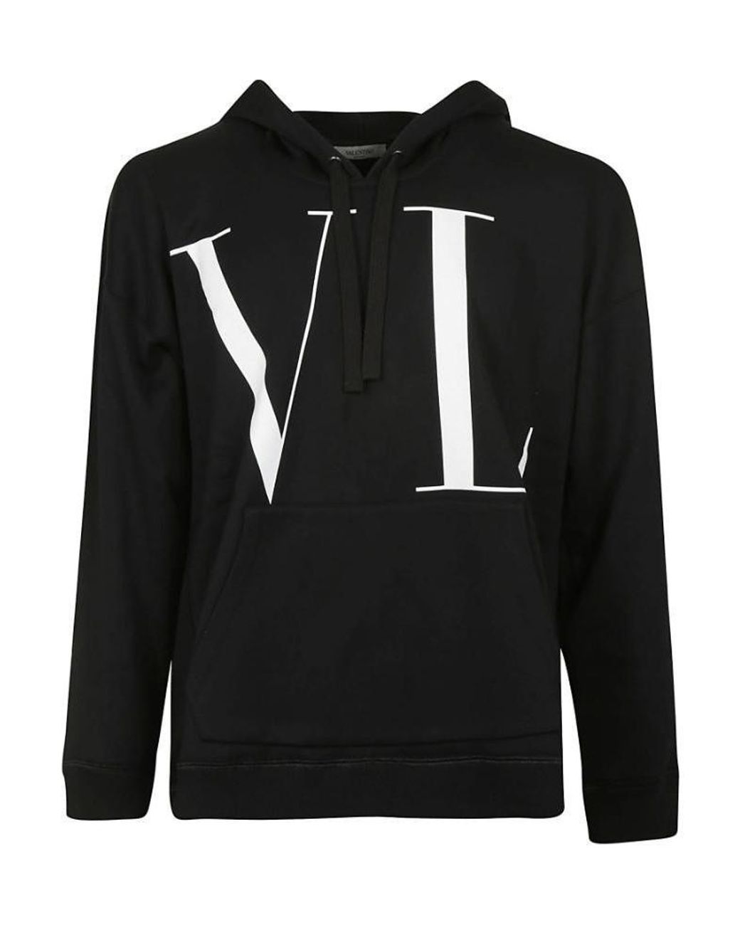 Valentino Black Logo Printed Sweater for men