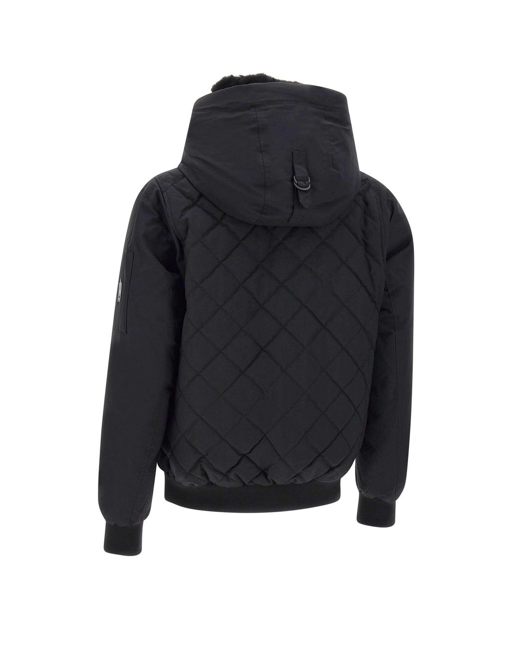 Mackage Black Iker-Z 2-In-1 Down Bomber Jacket for men