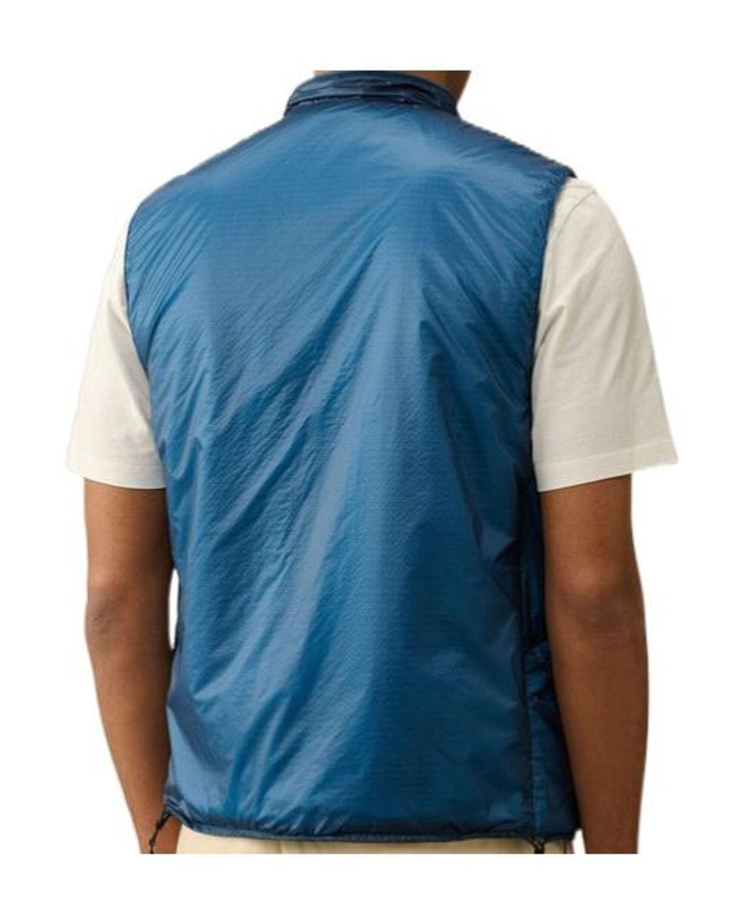 C P Company Blue Zipper Vest for men