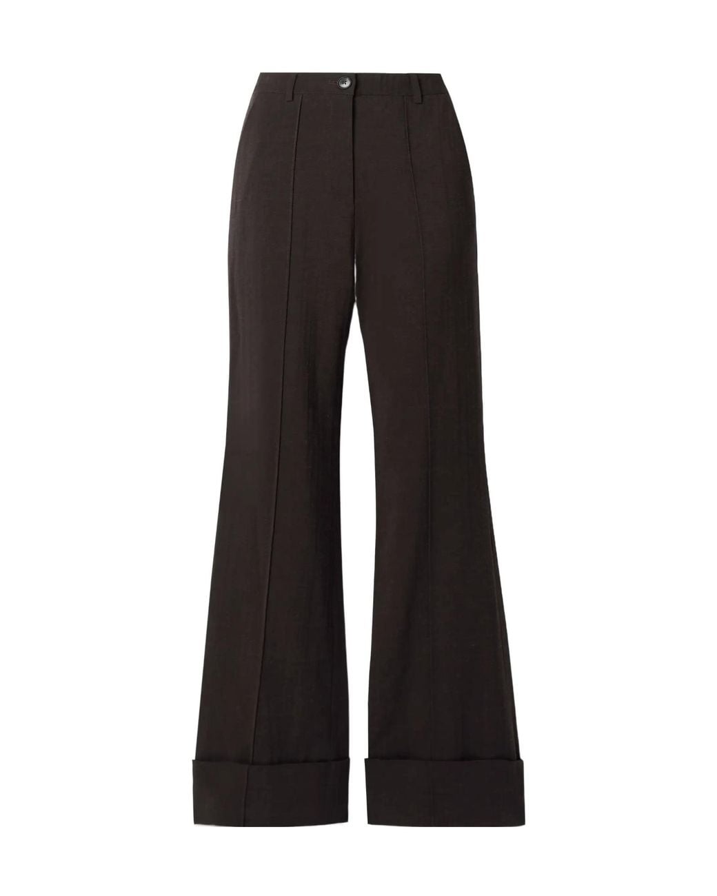 Co. Black Woven Straight Leg Casual Pants