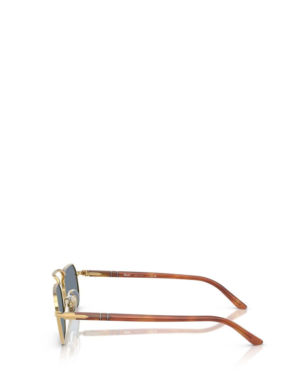 Persol White Rectangular Frame Sunglasses for men