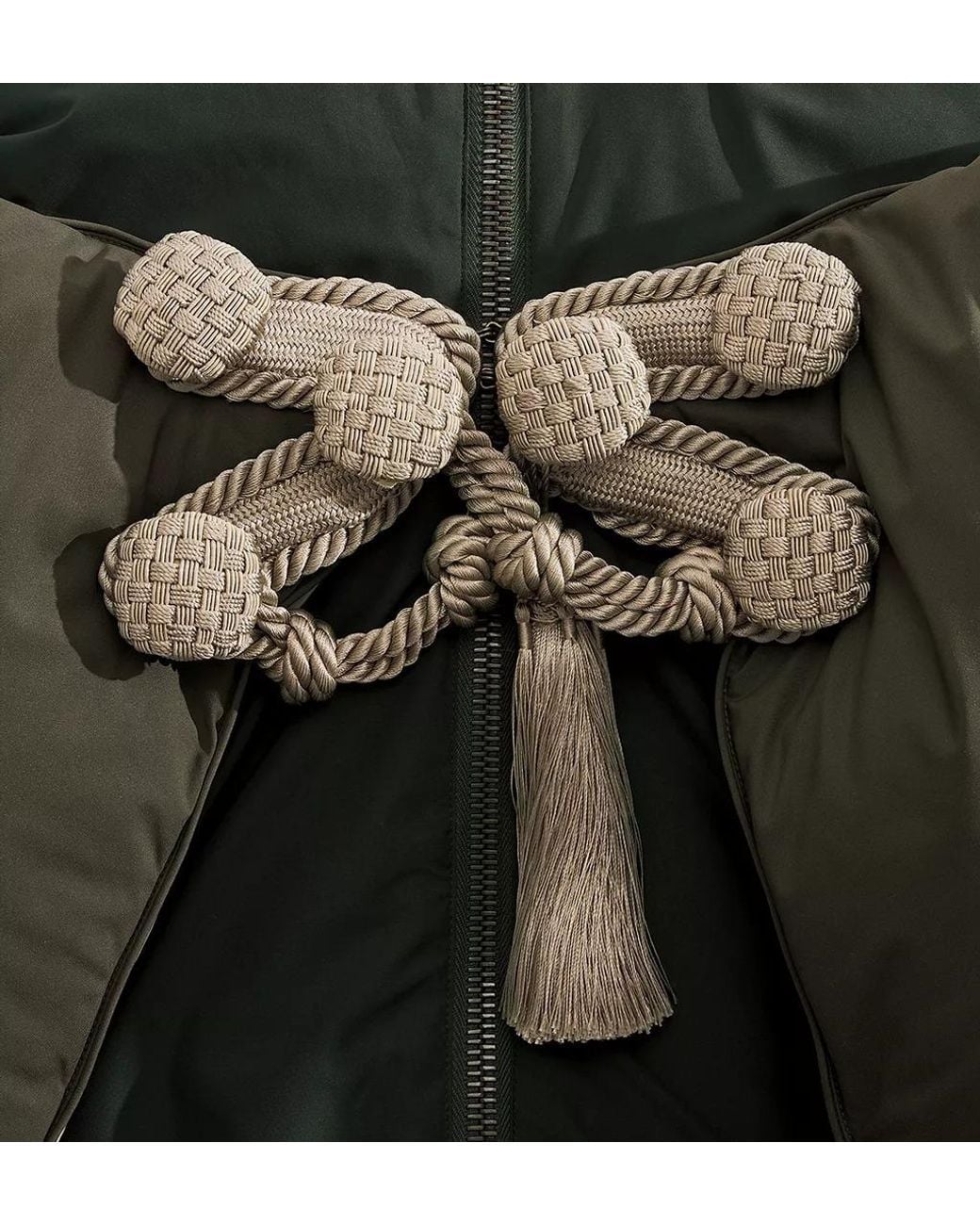 Dior Green Puffer Jacket With Cape for men