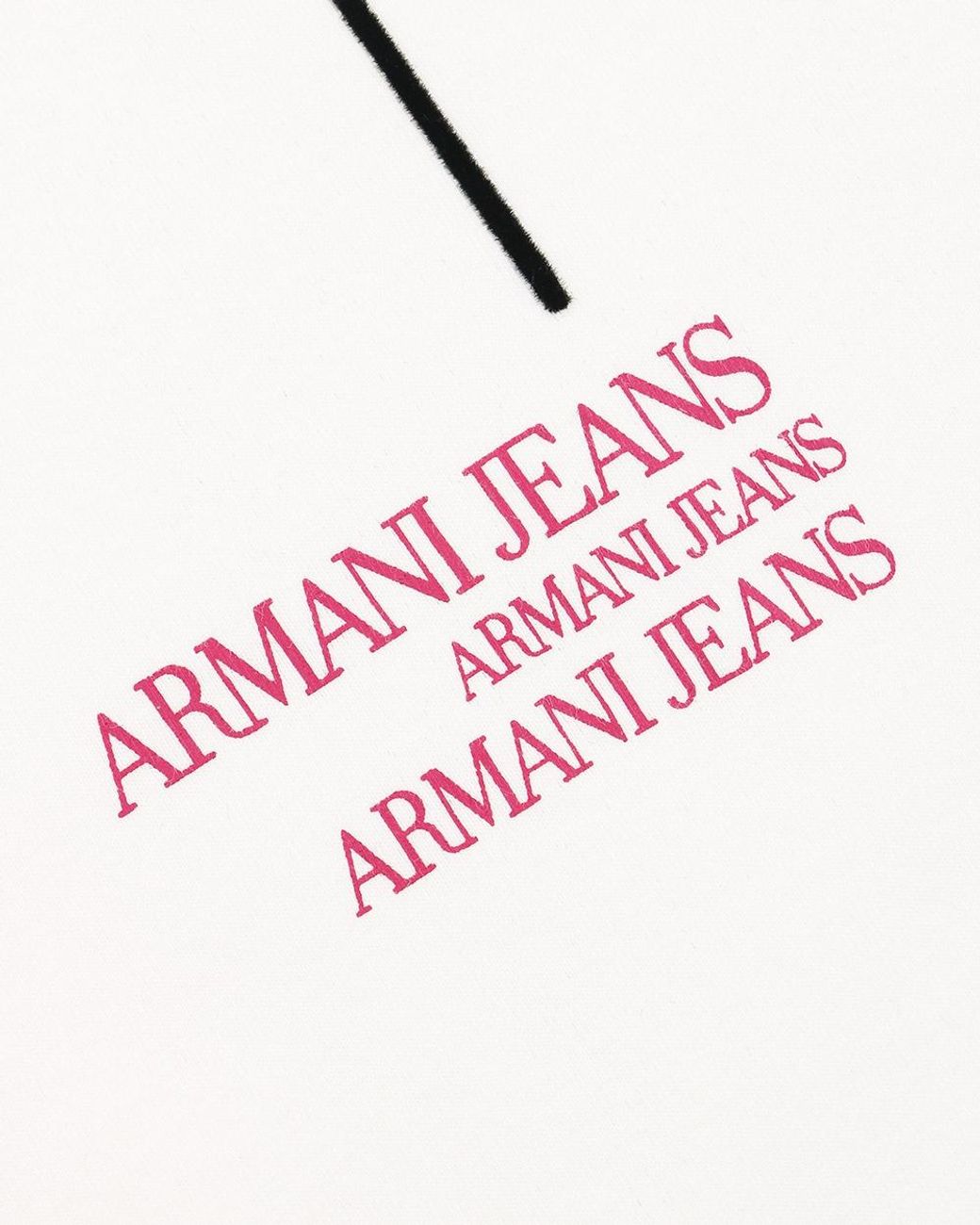 Armani Jeans White Short-Sleeved T-Shirt
