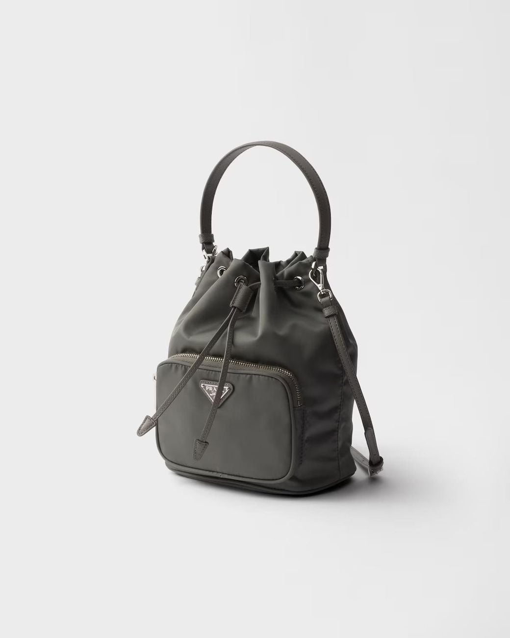 Prada Black Duet Re-Nylon Bucket Bag