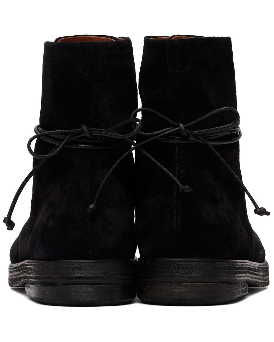 Marsèll Black Zucca Zeppa Ankle Boots for men