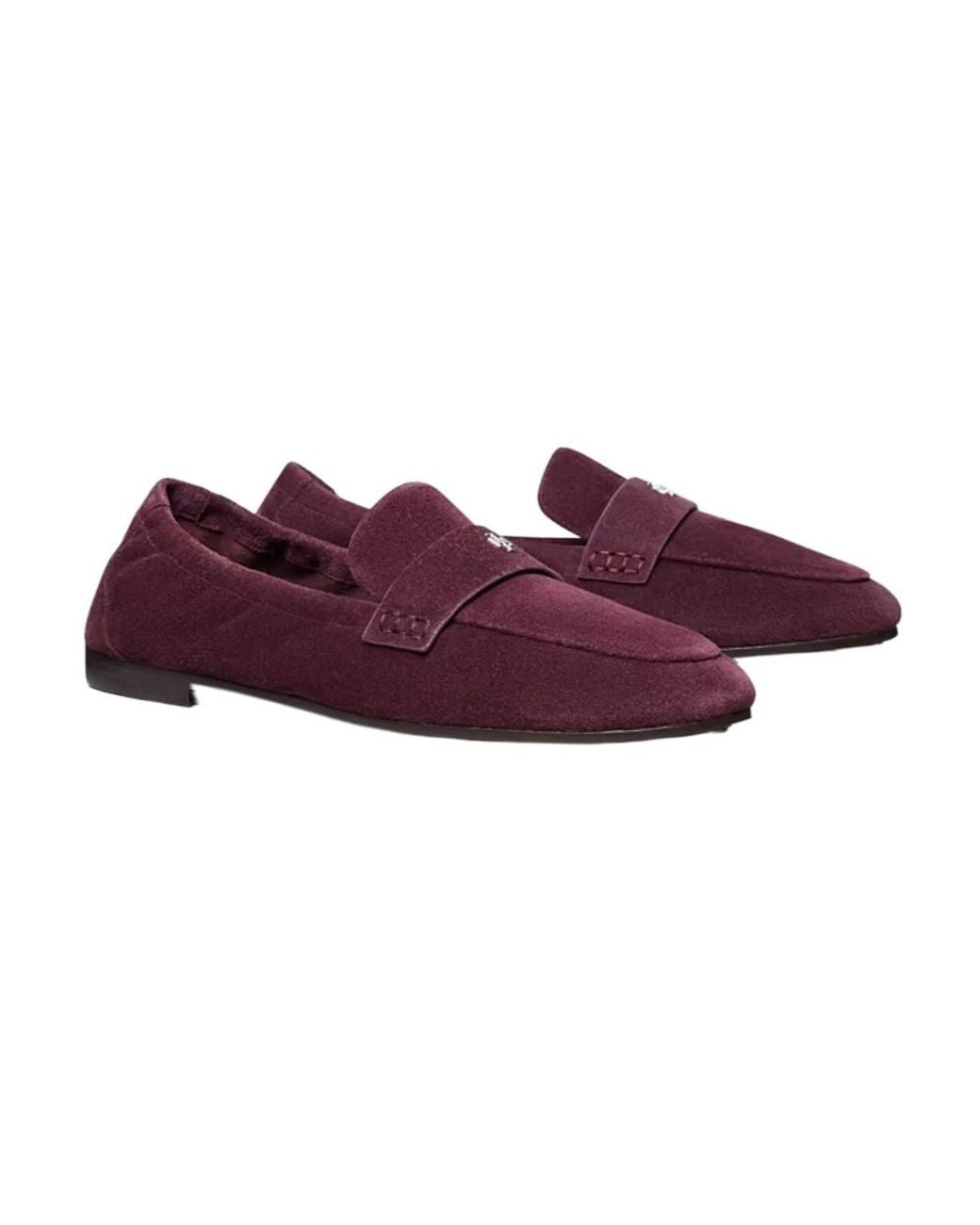 Tory Burch Purple Slip-On Ballet Loafers