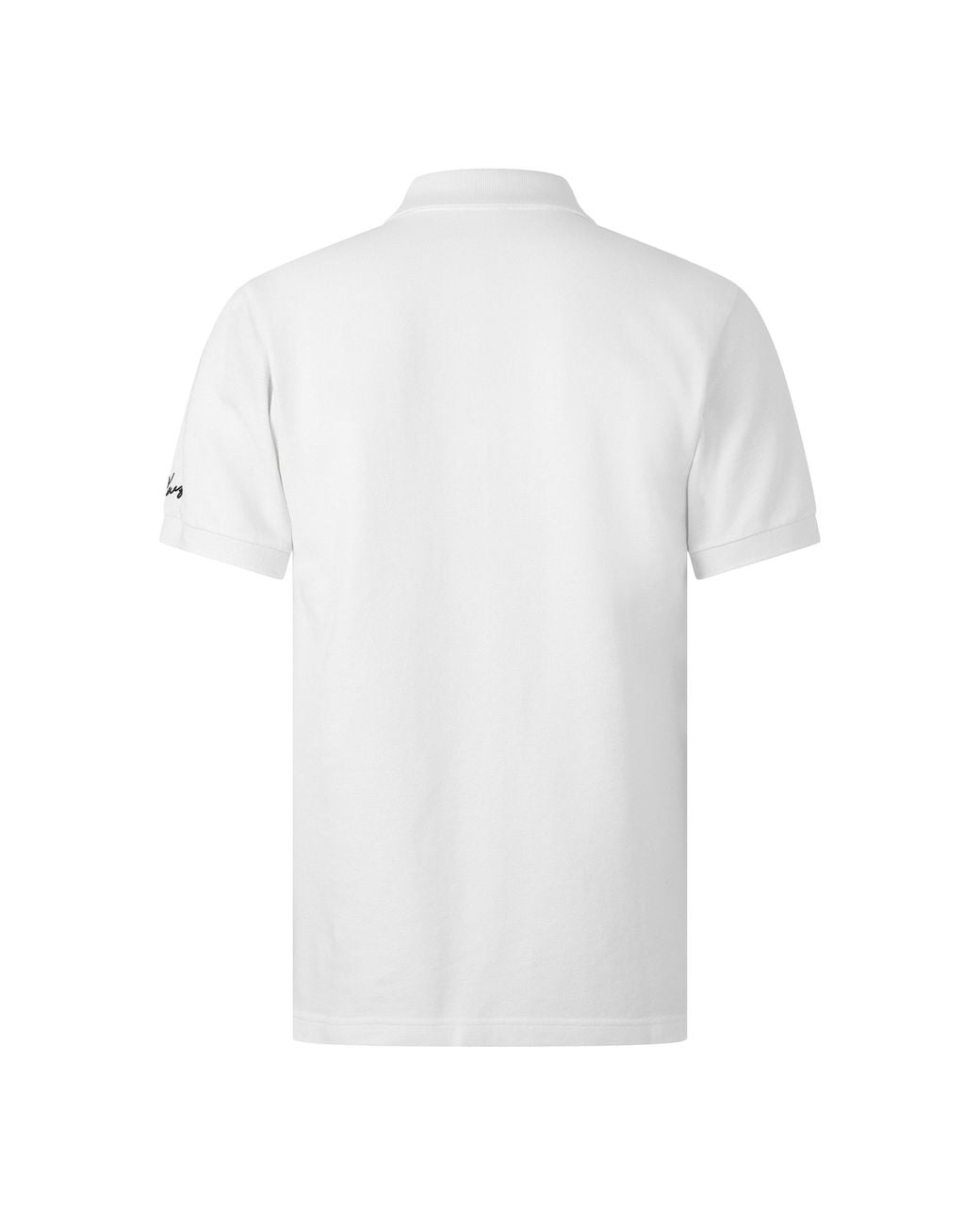 KENZO White Solid Short-Sleeve Polo Shirt for men
