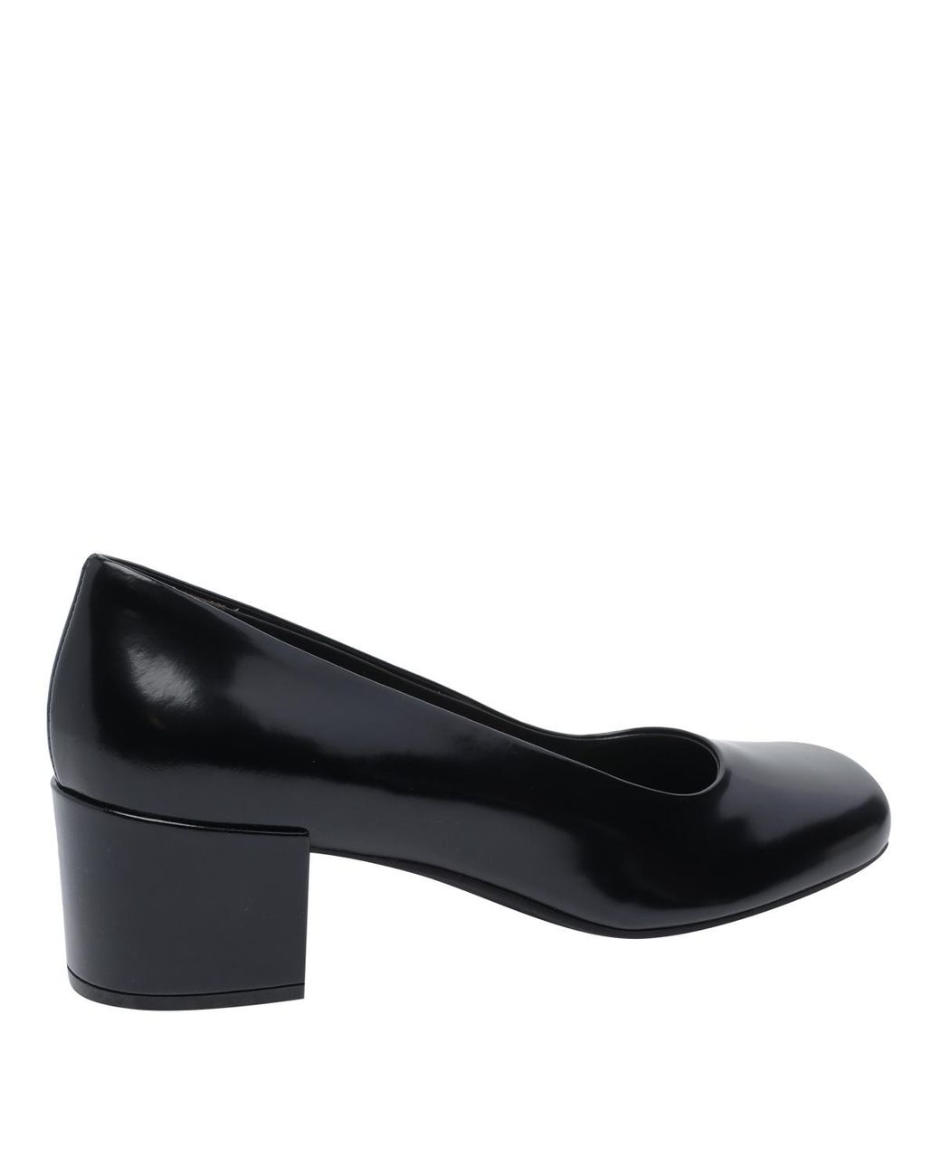 The Row Black Chunky High Heels