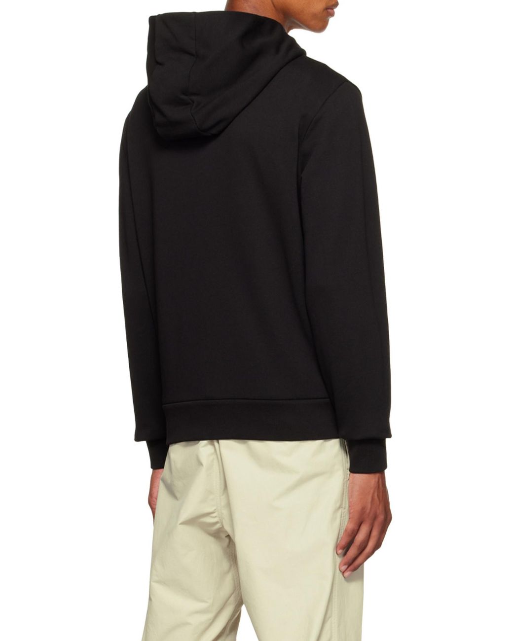 Moncler Blue Zip-Up Cotton Hoodie for men