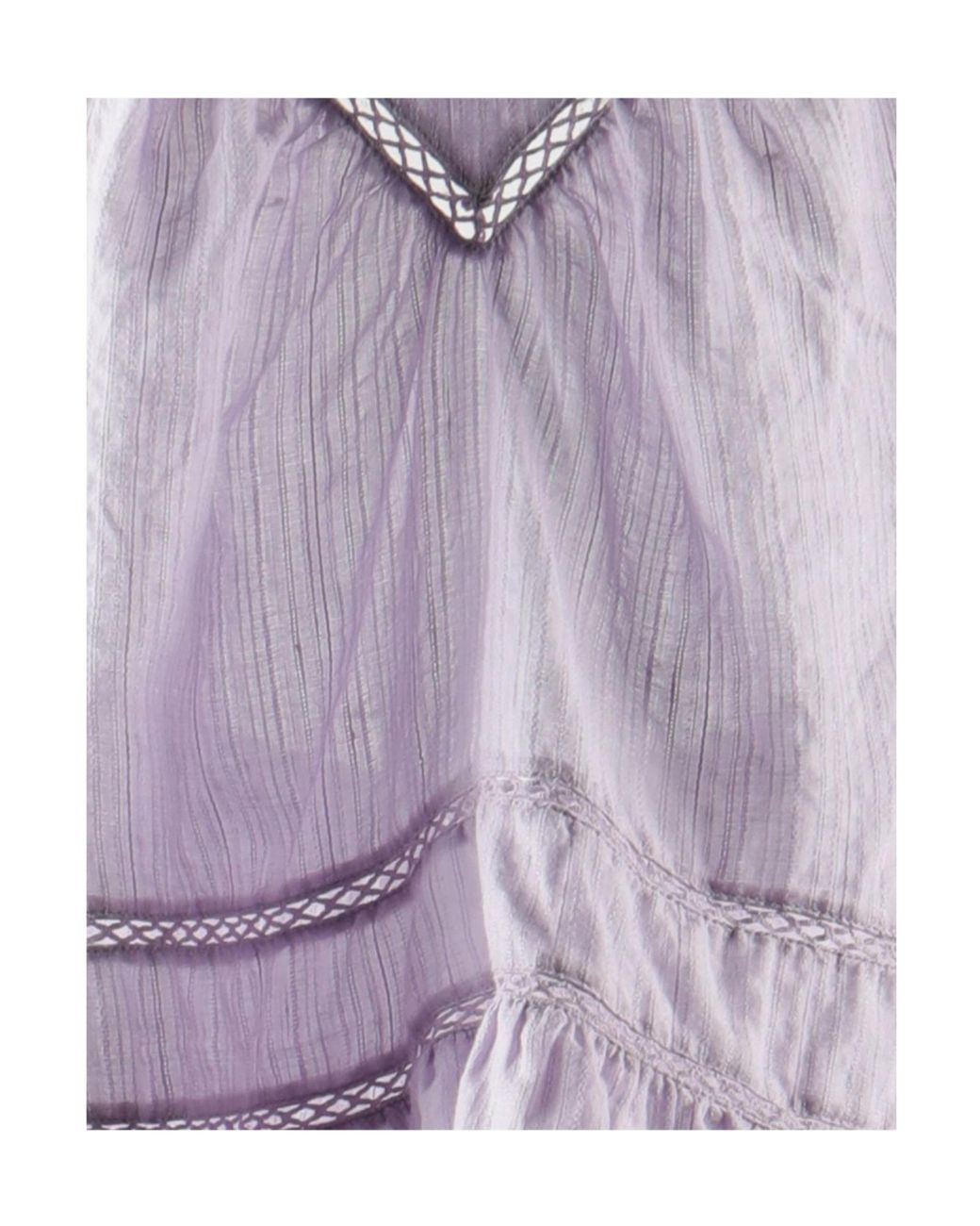 Isabel Marant Purple Plain Colour Top