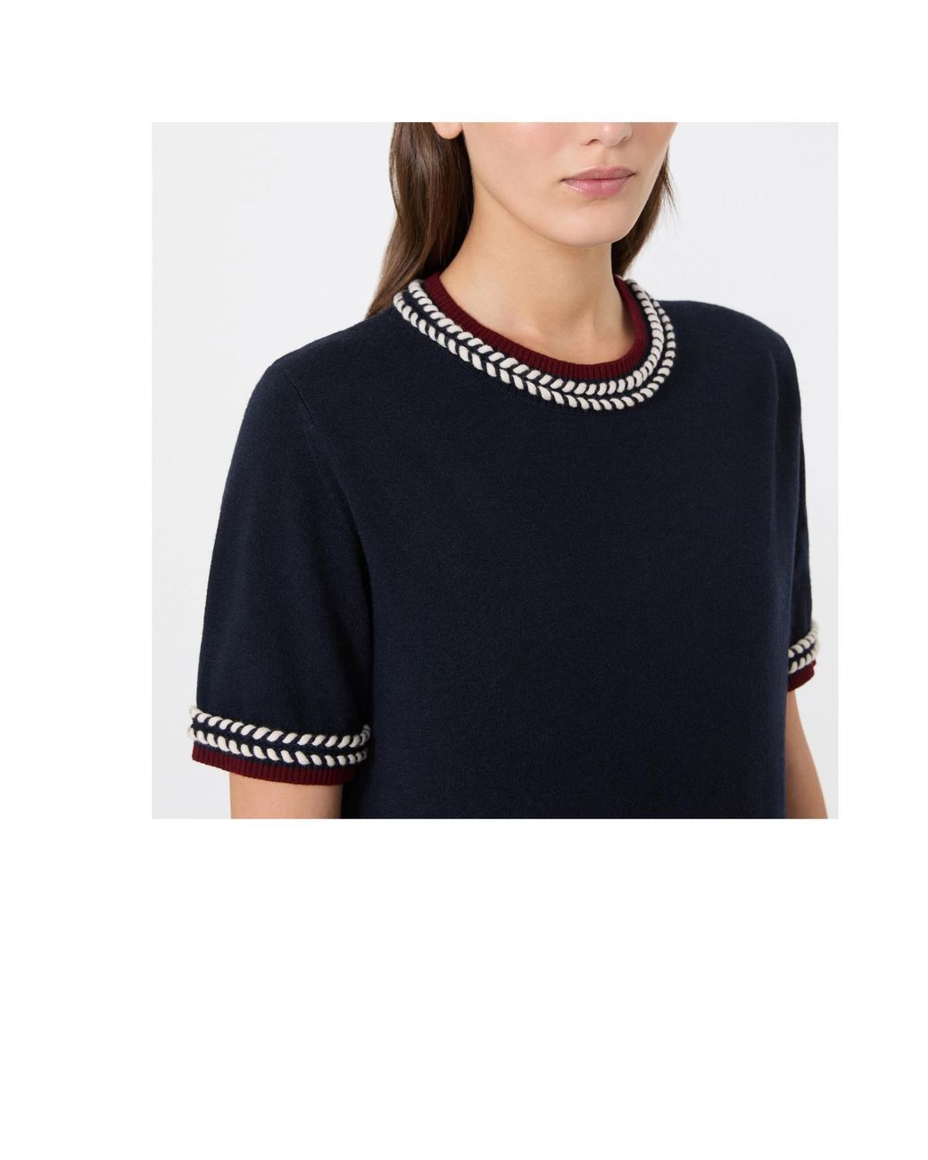 Max Mara Black Short-Sleeved Knitwear
